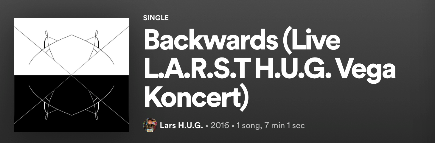 2. single fra L.A.R.S.T H.U.G. VEGA Koncert er ude nu