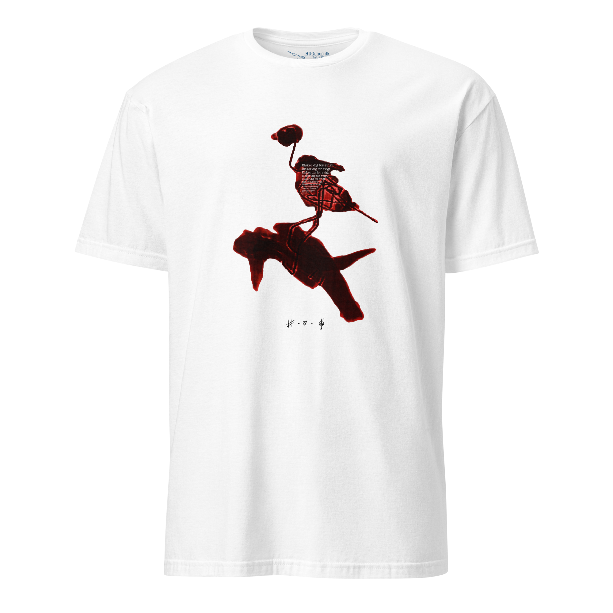 Lars H.U.G. Elsker dig for evigt Fugl Unisex T-Shirt