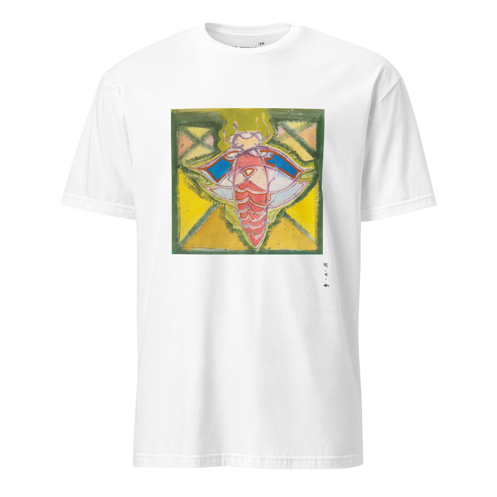 Natsværmer T-Shirt - HUGShop T-Shirt Hvid / Small