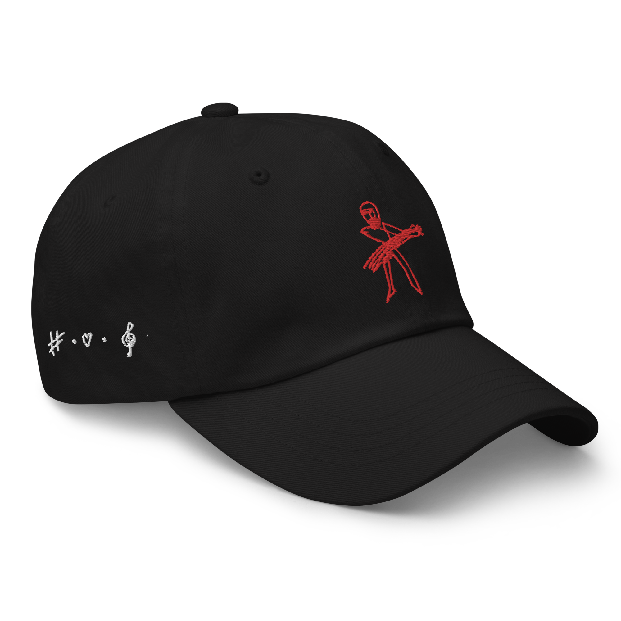 Save Me From This Rock n Roll - Kasket/Buet skygge (Broderet) - HUGShop Kasket Sort