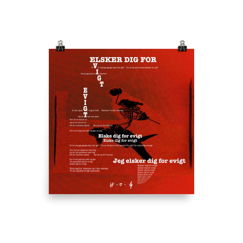 Elsker Dig For Evigt - Mega SongBook Plakat - HUGShop Plakat Default Title