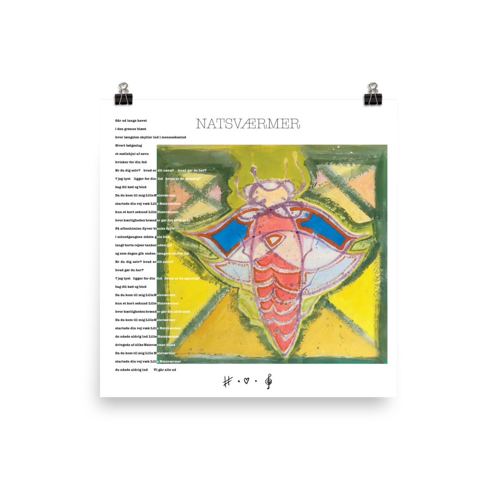 Natsværmer - Mega SongBook Plakat - HUGShop Plakat Default Title