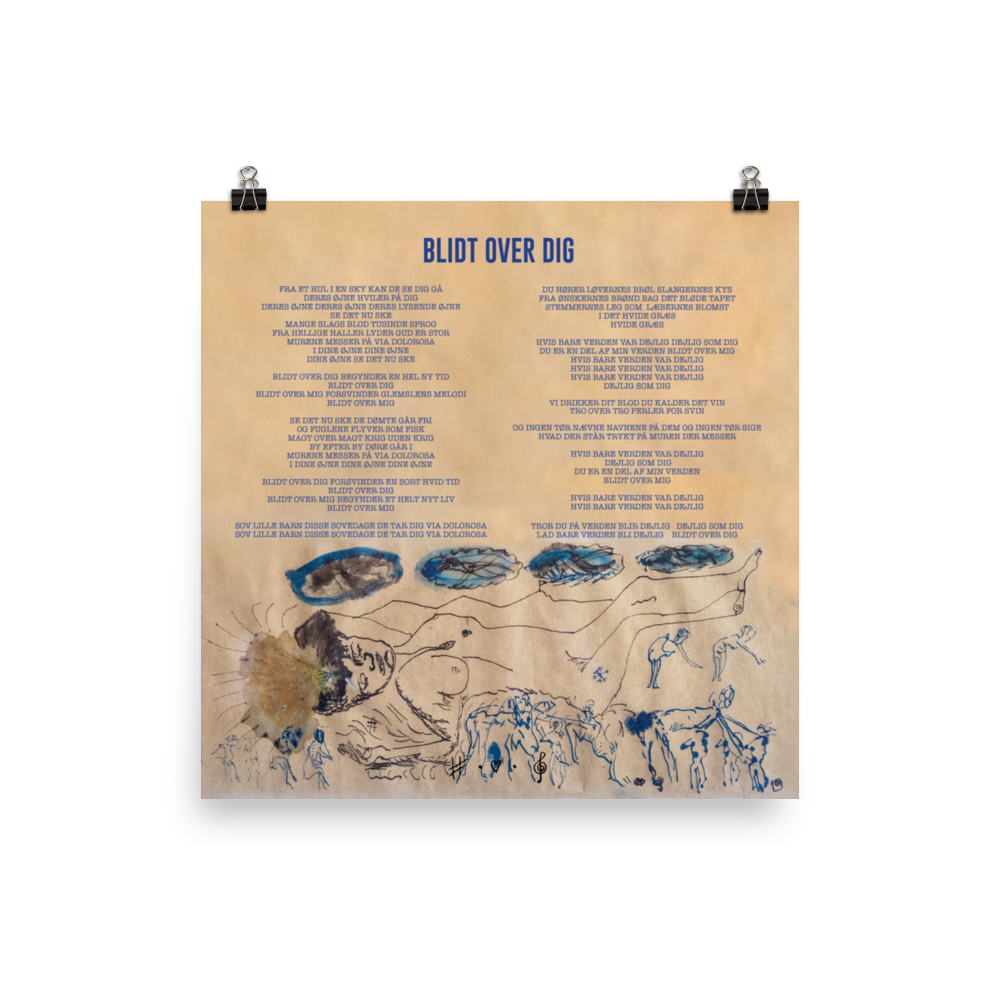 Blidt Over Dig - Mega SongBook Plakat