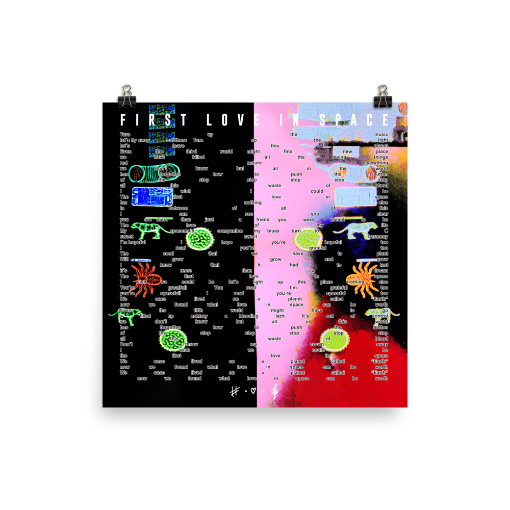First Love in Space - Mega SongBook Plakat