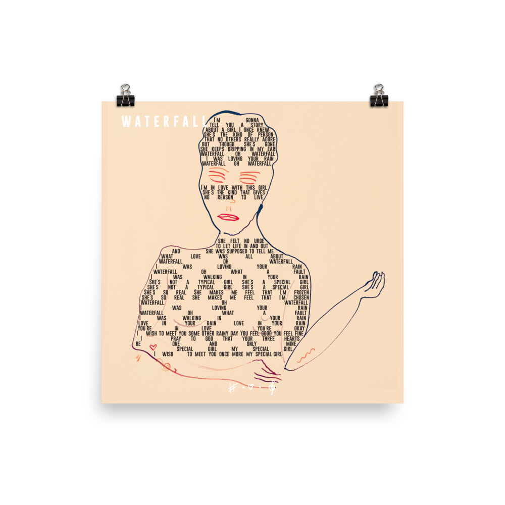 Waterfall - Mega SongBook Plakat - HUGShop Plakat Default Title
