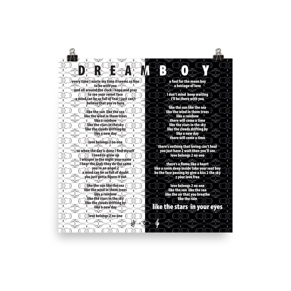 Dreamboy - Mega SongBook Plakat