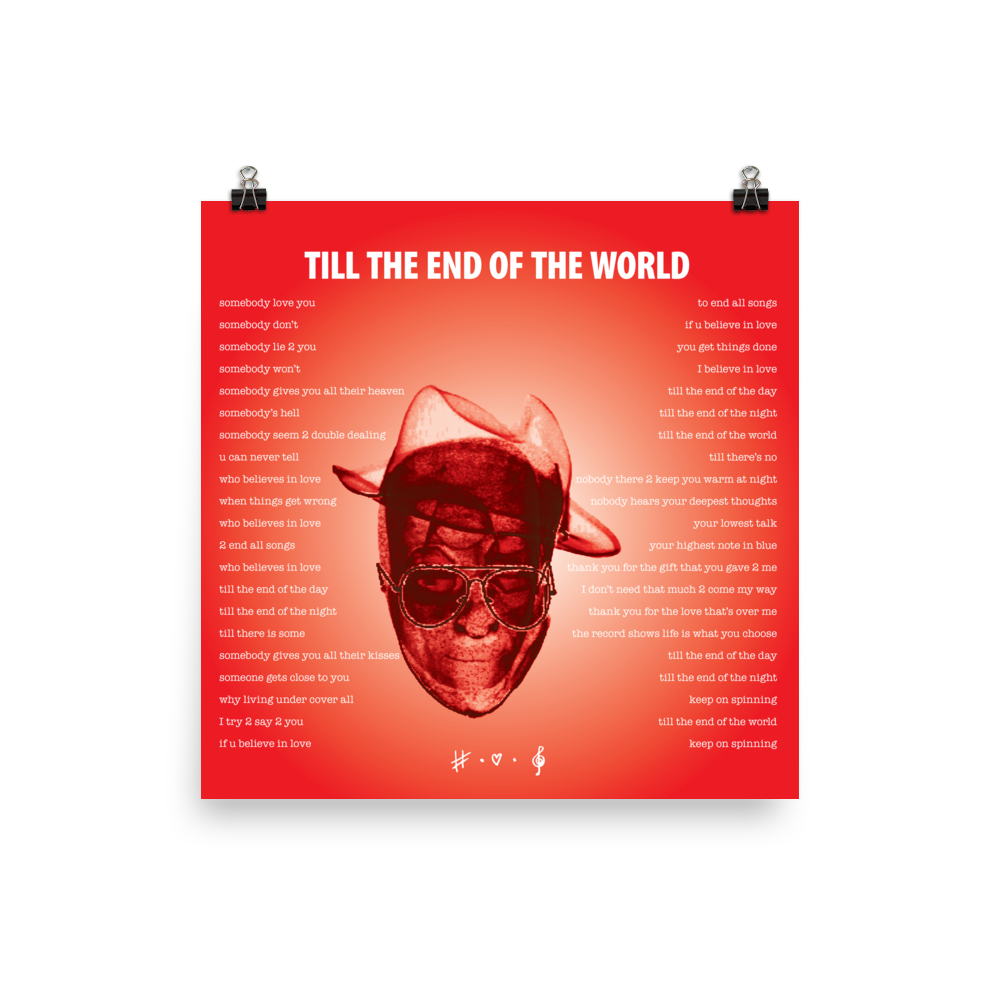 Till the end of the World - Mega SongBook Plakat