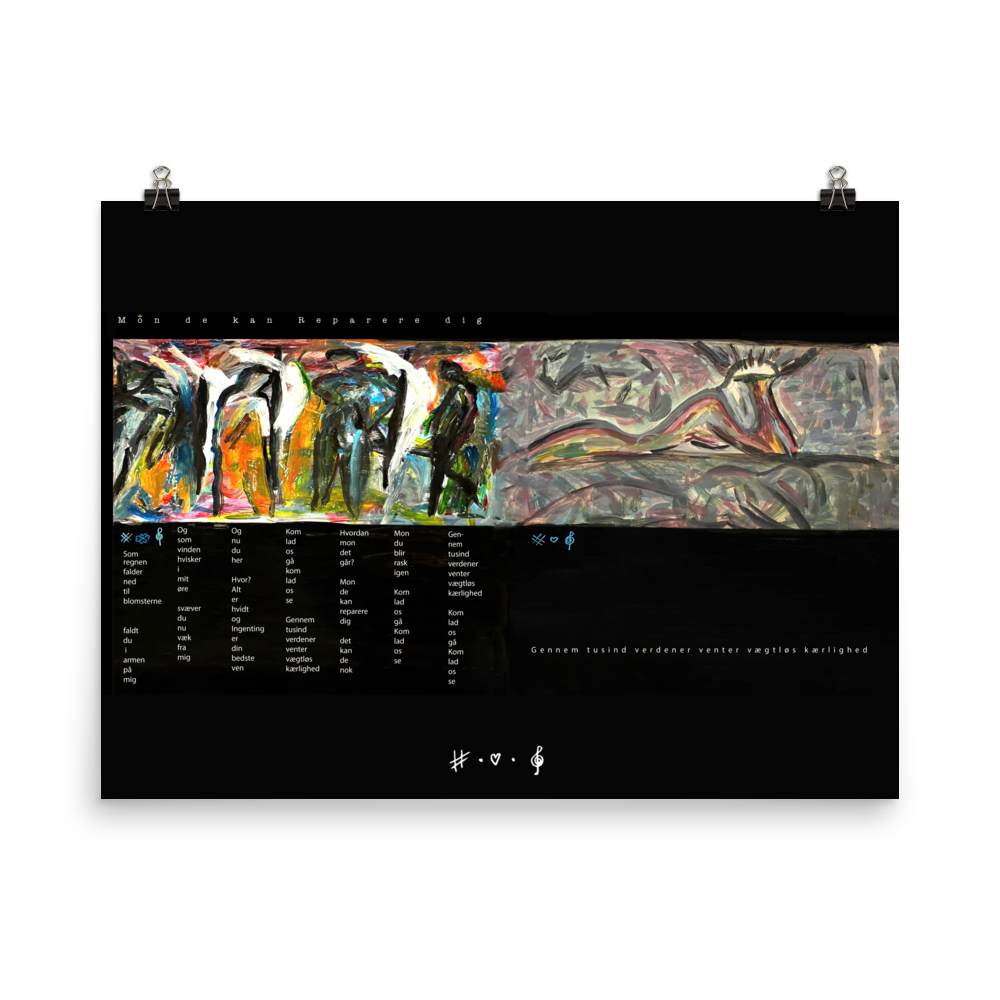 Mon de kan reparere dig - Mega SongBook Plakat - HUGShop Plakat Default Title