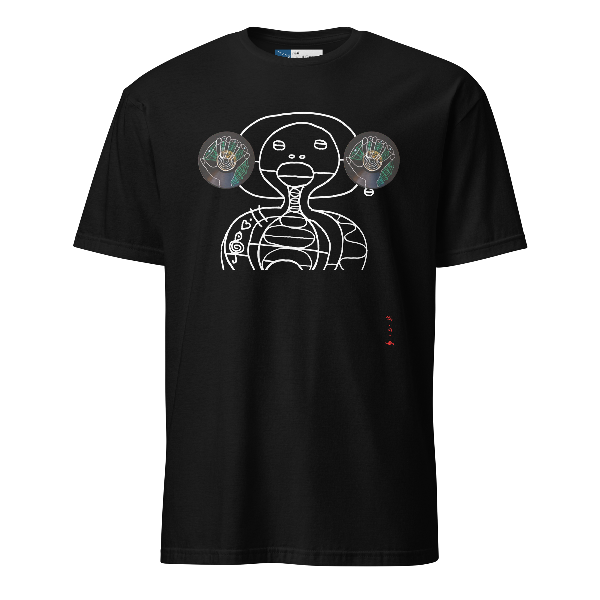 10 Sekunders Stilhed - T-Shirt - HUGShop T-Shirt Sort / Small