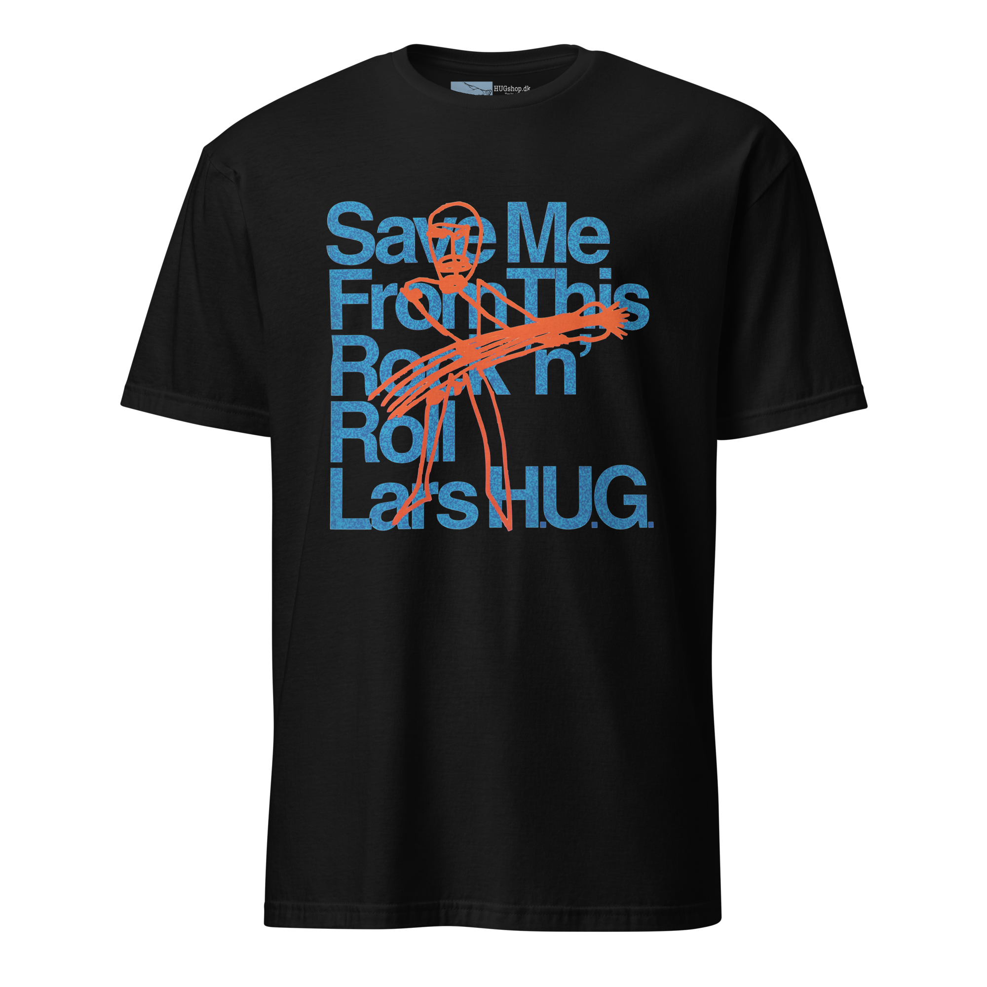 Save Me From This Rock n Roll T-Shirt - HUGShop T-Shirt Sort / 3XLars