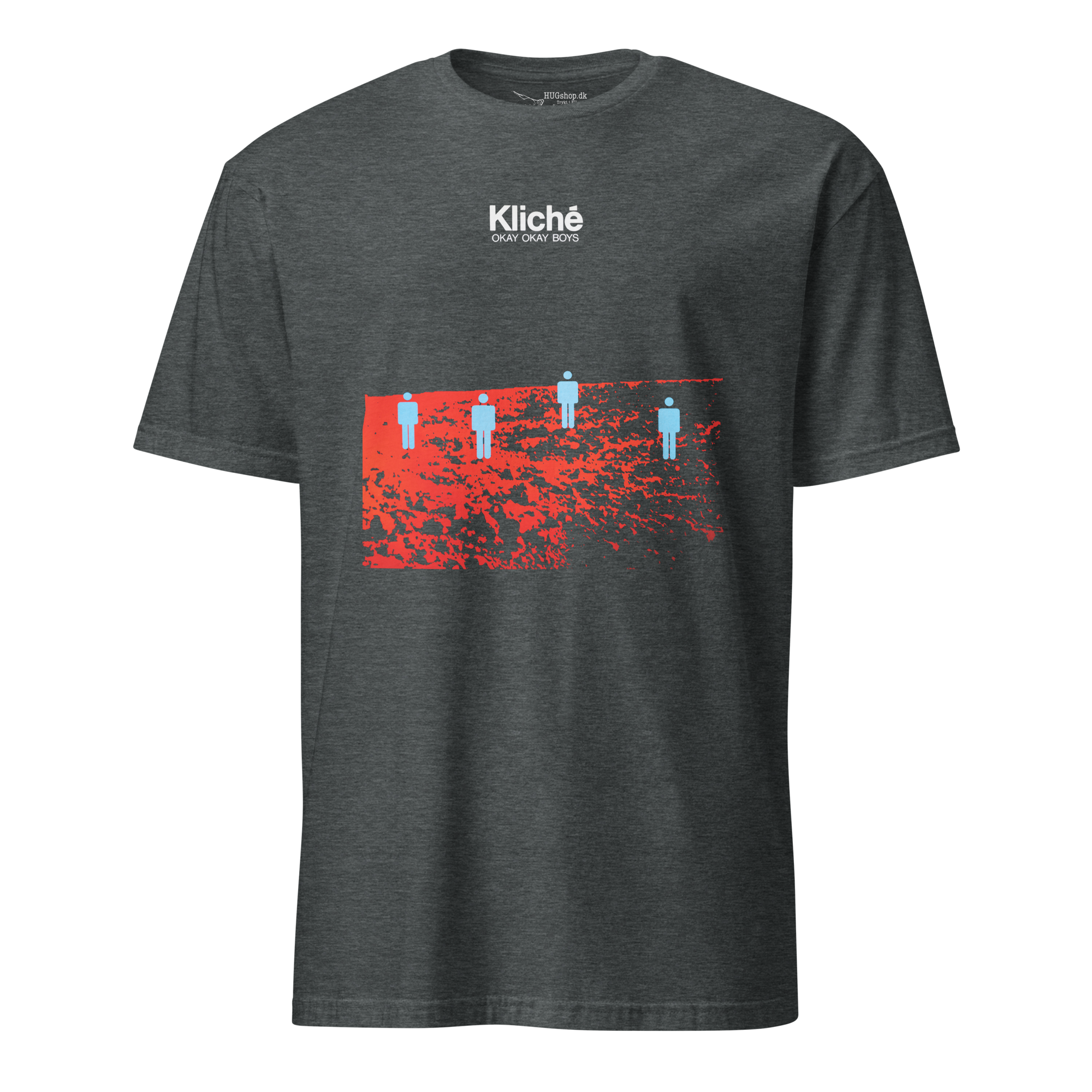 Okay Okay Boys - T-Shirt - HUGShop T-Shirt Sport mørkegrå / Small