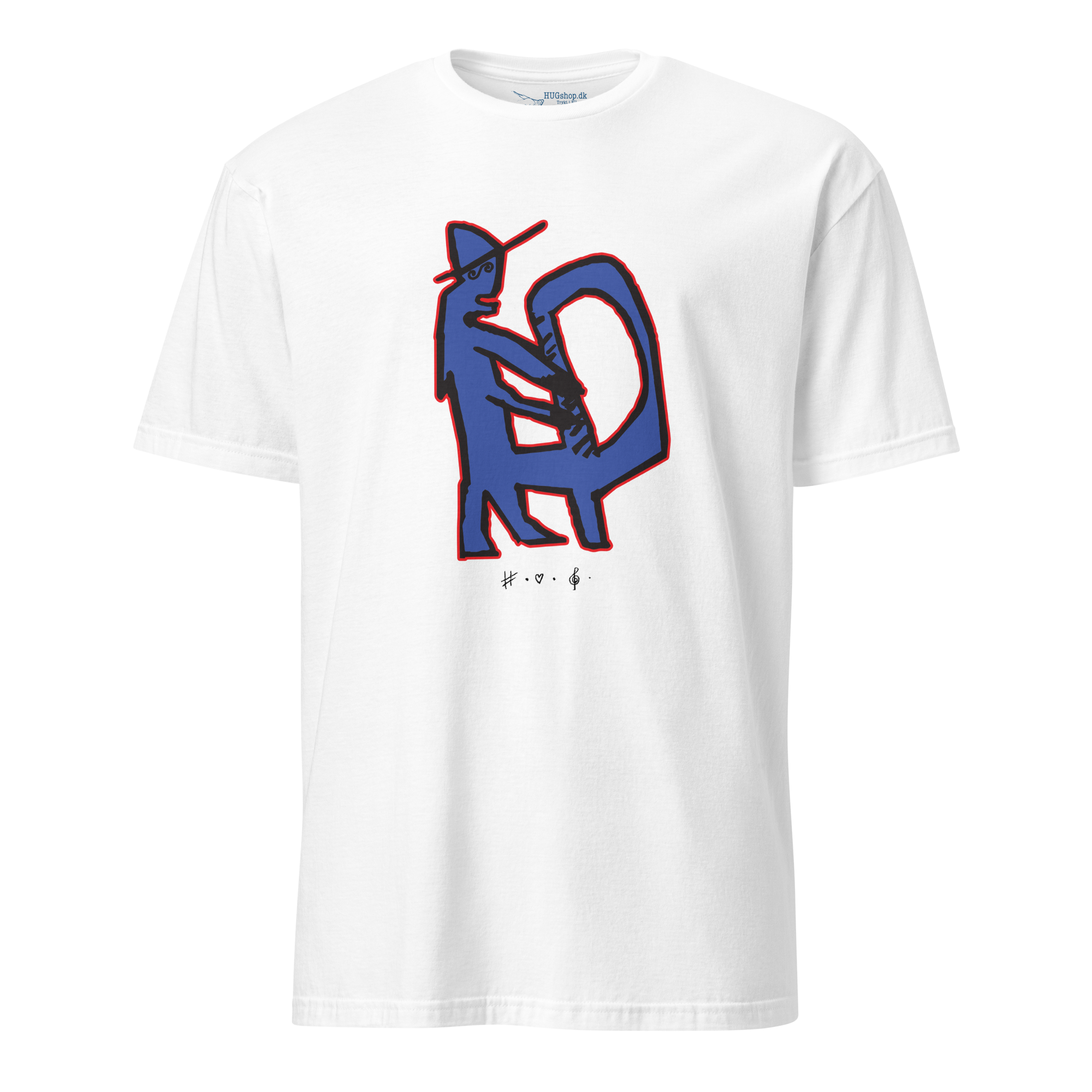 Kiss and HUG T-Shirt - HUGShop T-Shirt Hvid / Small