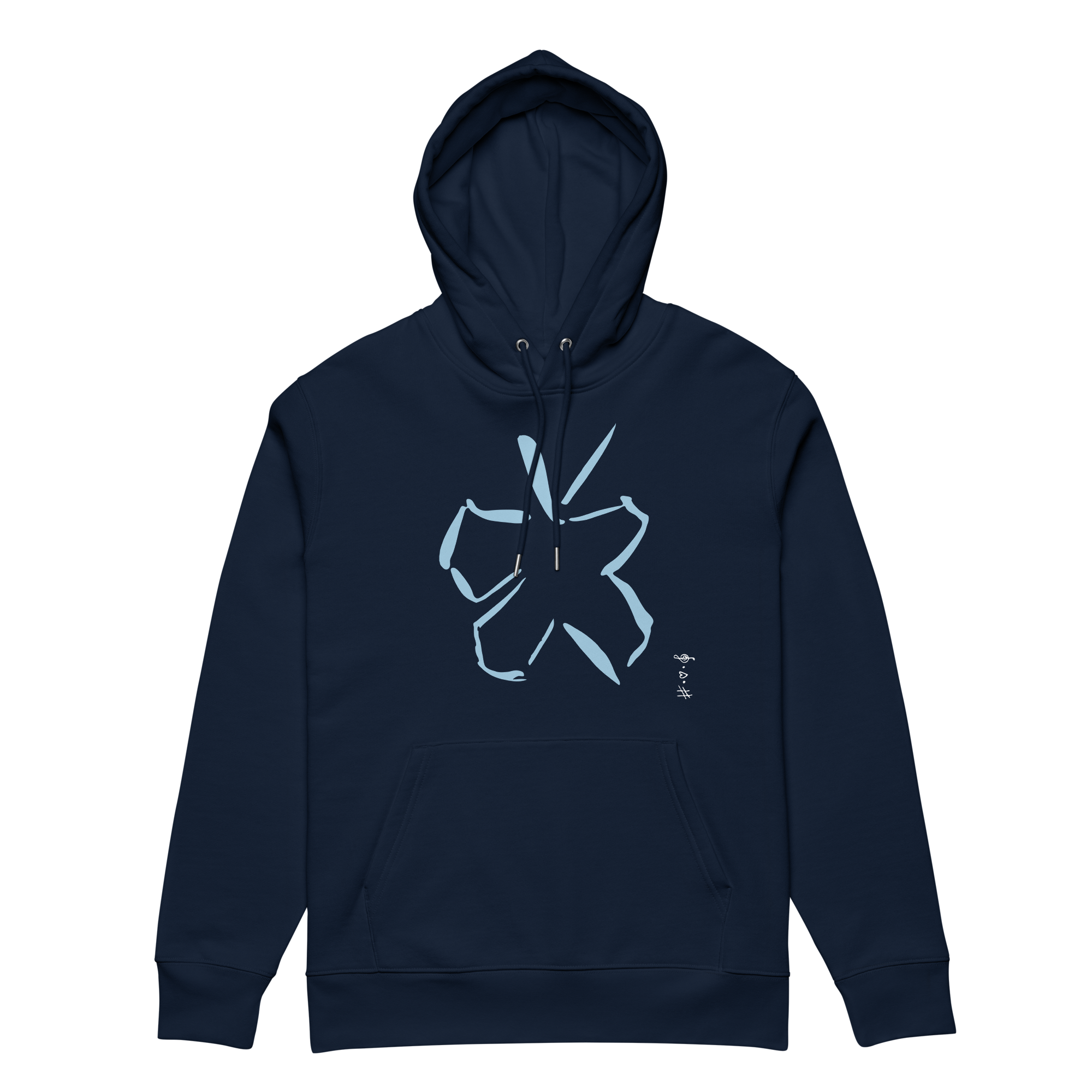 Kysser Himlen Farvel Hættetrøje (Økologisk) - HUGShop Hættetrøje Small