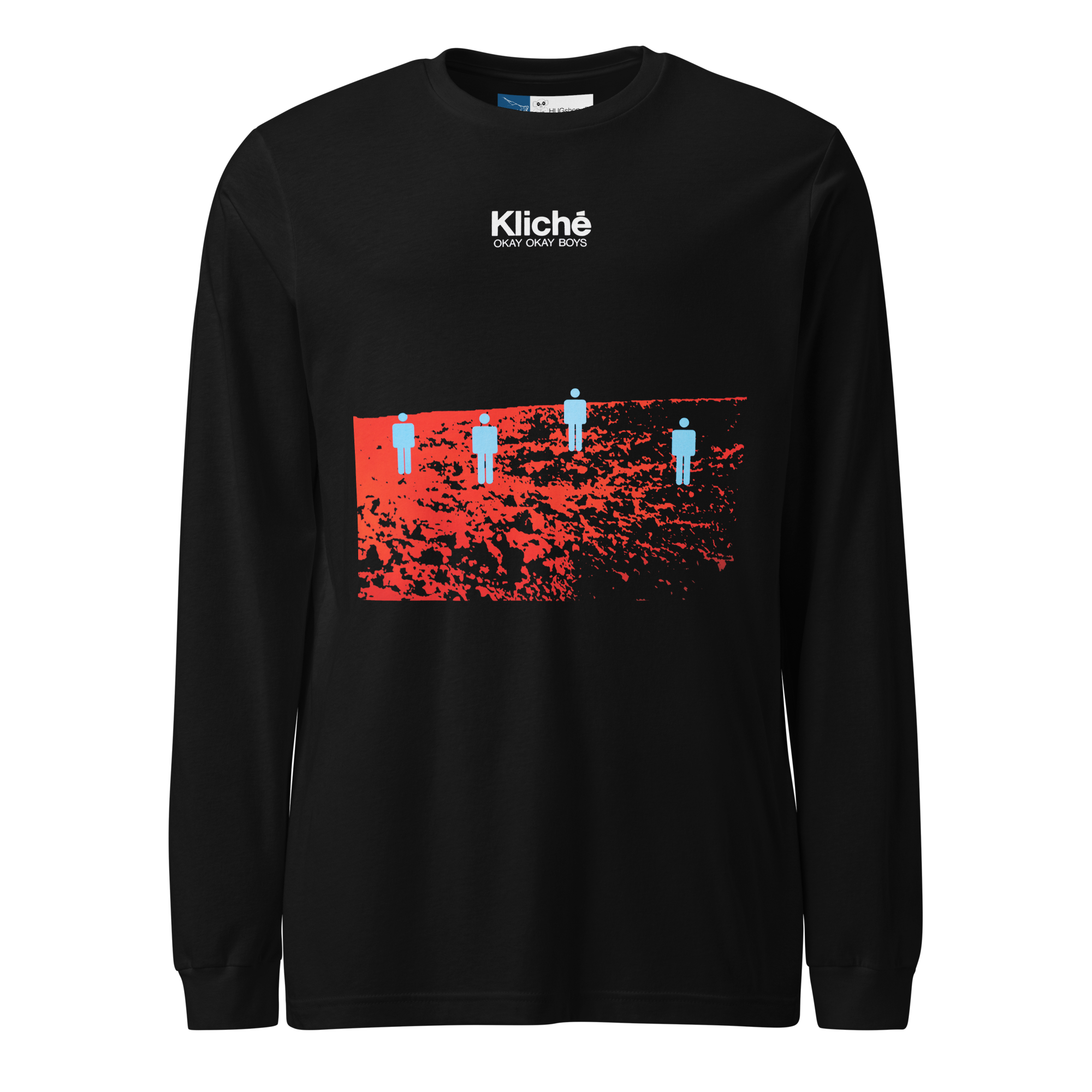 Okay Okay Boys - Langærmet T-Shirt - HUGShop Langærmet T-Shirt Sort / XSmall