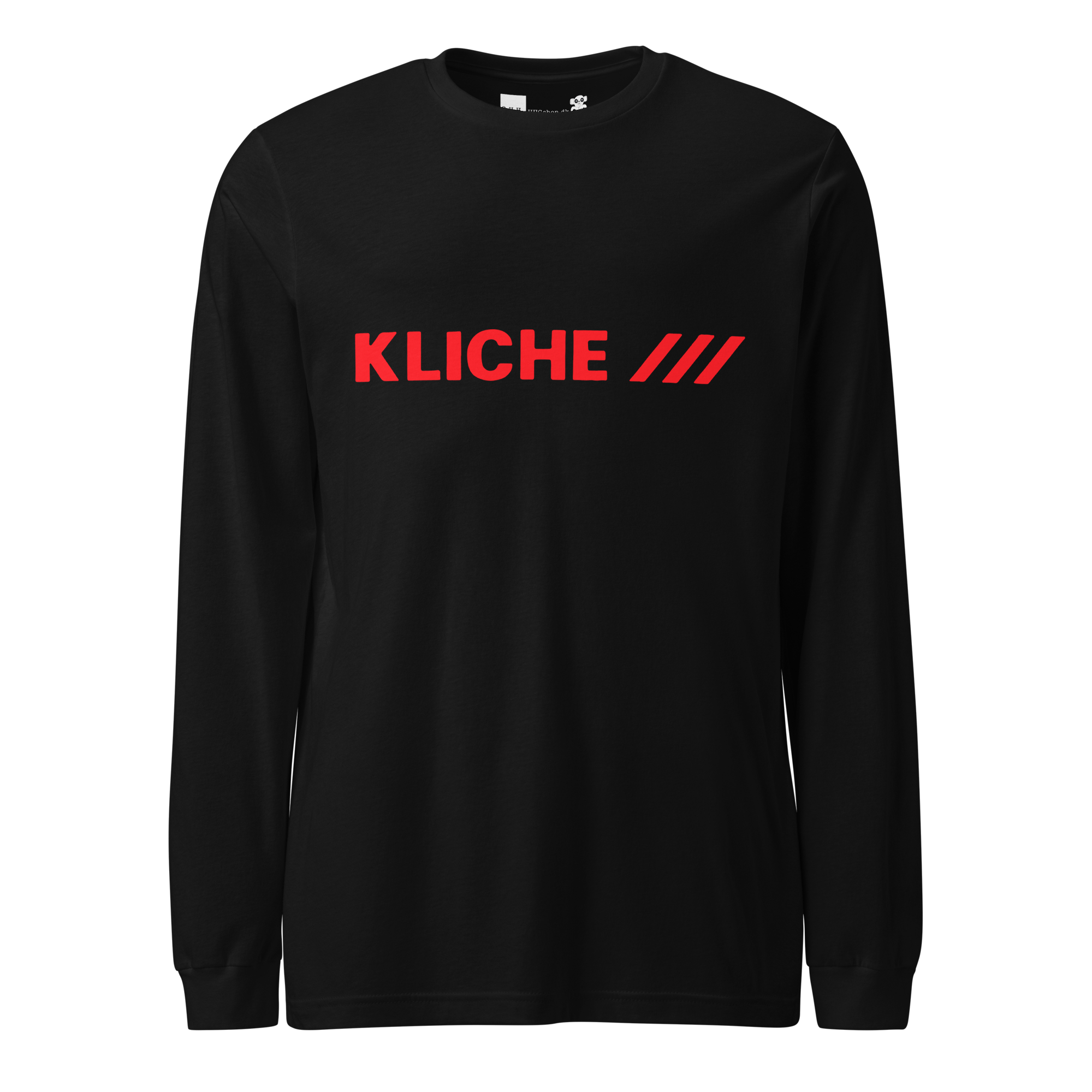 Kliché 1980 Langærmet T-Shirt - HUGShop Langærmet T-Shirt Sort / XSmall