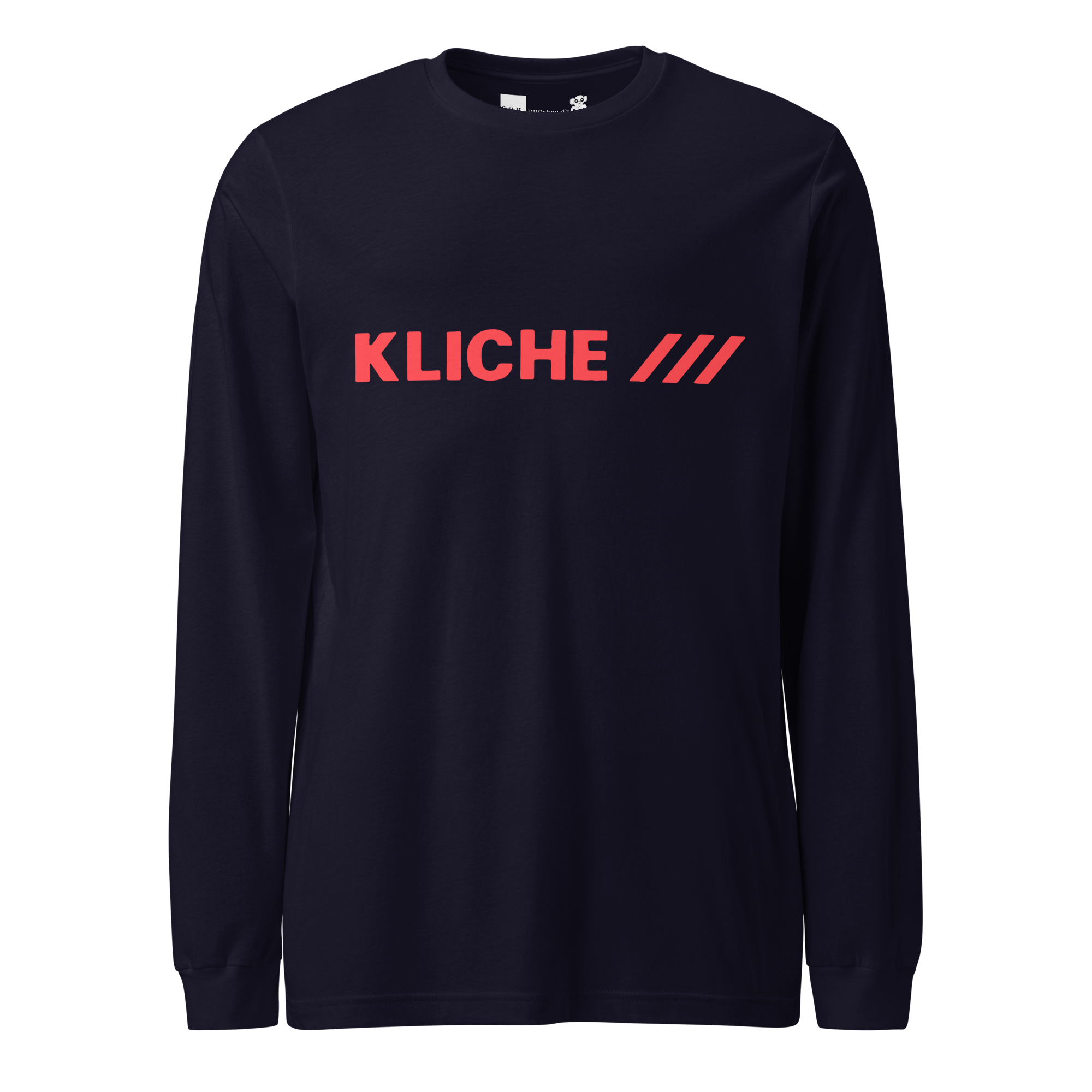 Kliché 1980 Langærmet T-Shirt - HUGShop Langærmet T-Shirt Havets blå / XSmall