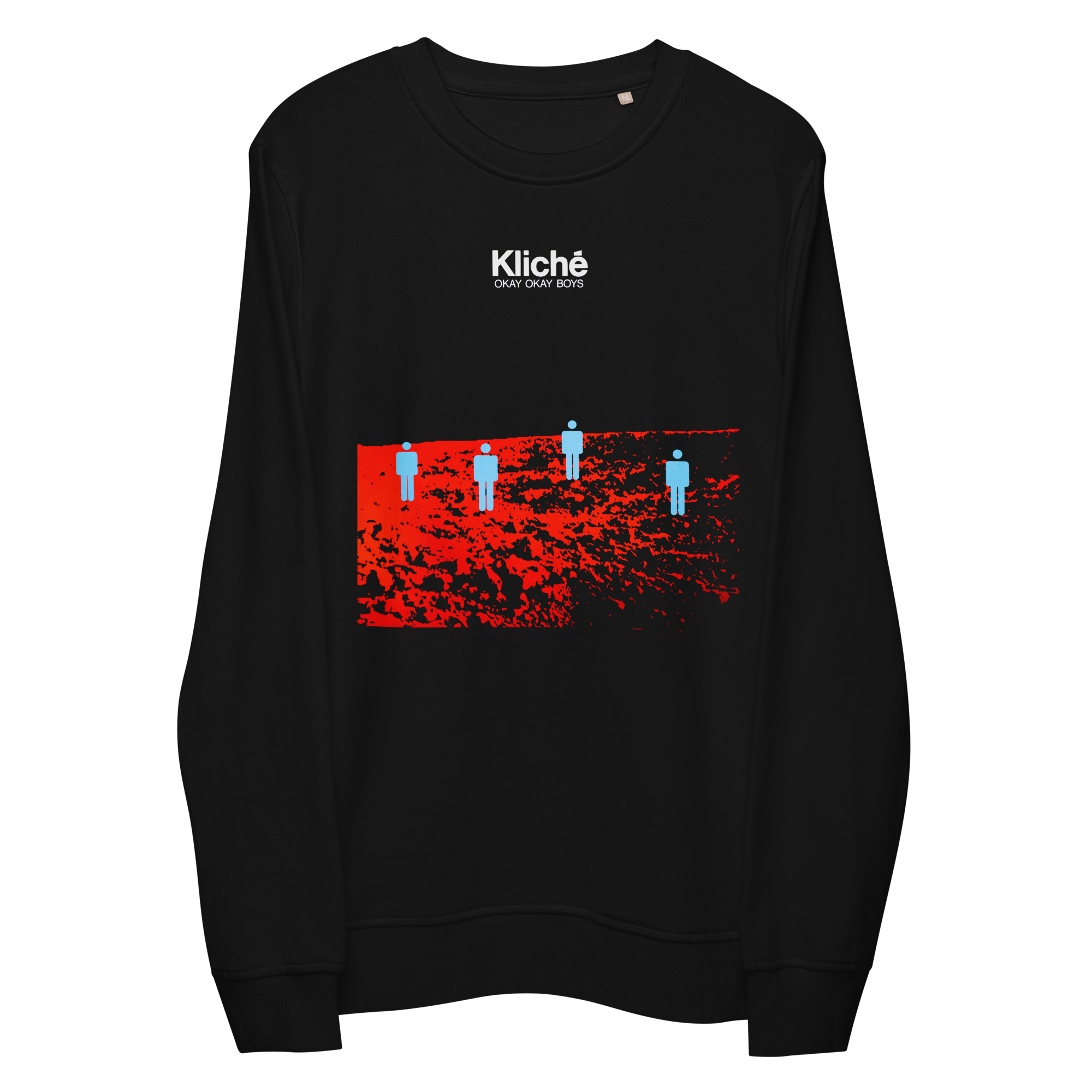 Okay Okay Boys Sweatshirt - HUGShop Sort / Small / Premium Øko Sweatshirt