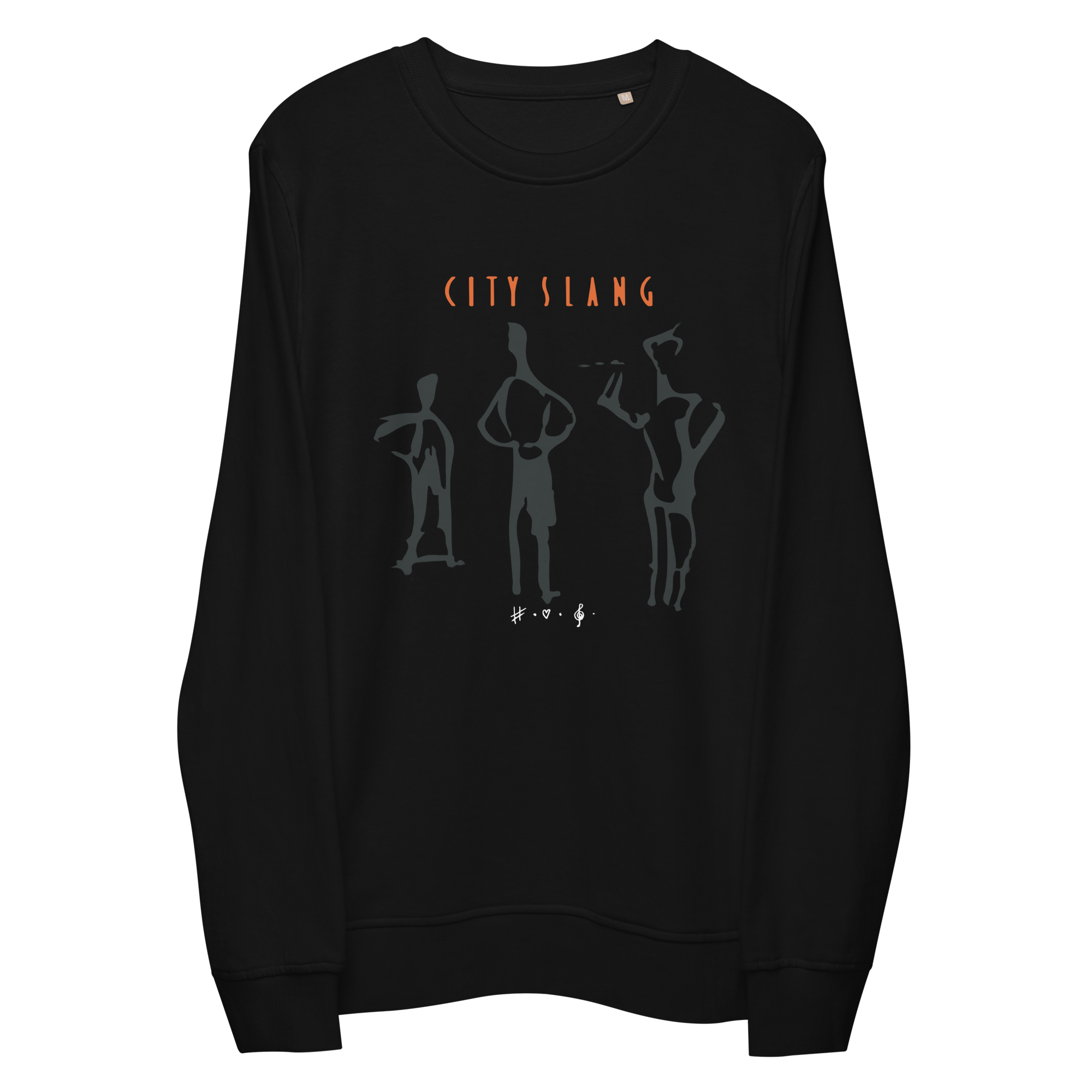 City Slang Sweatshirt - HUGShop Sweatshirt Sort / Small