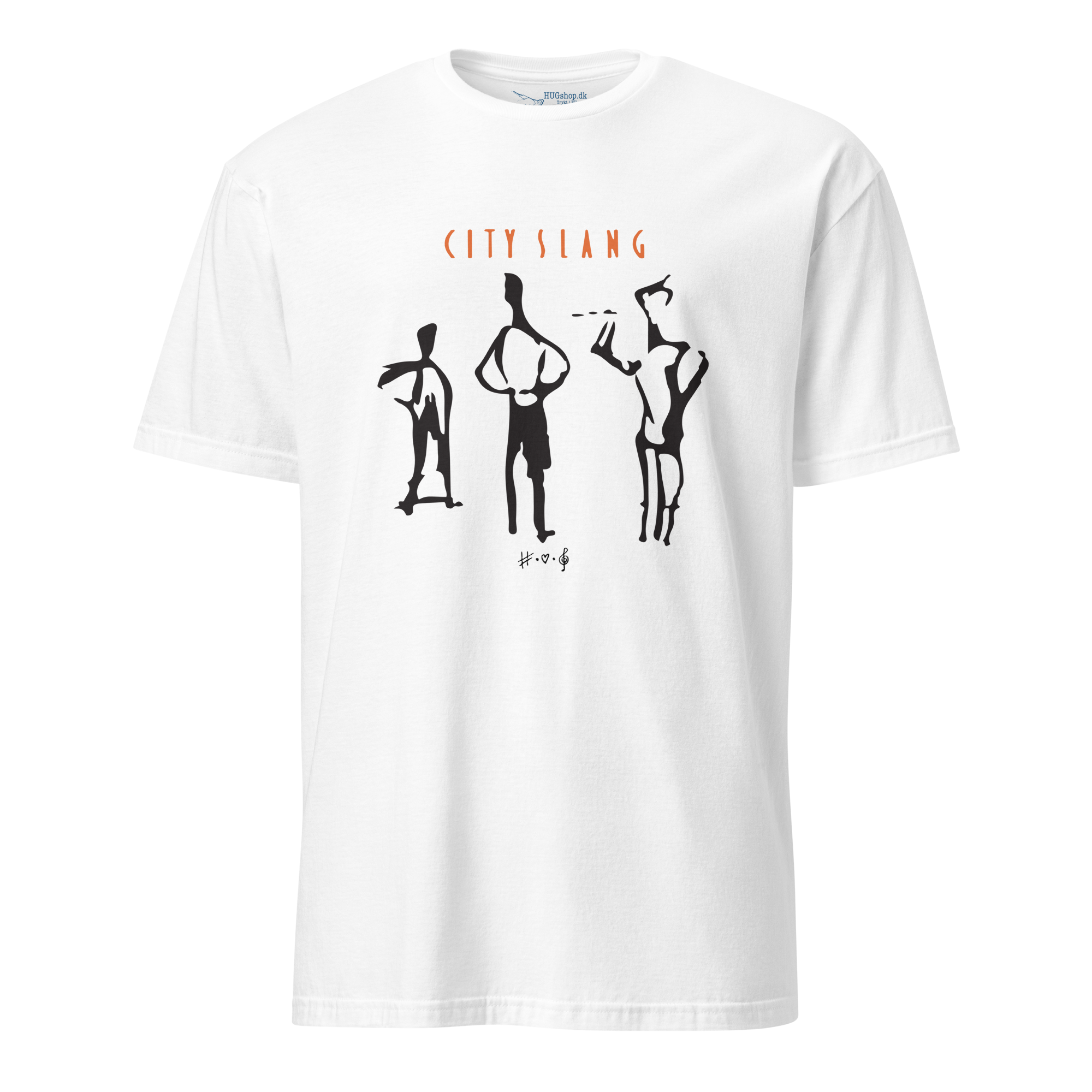 City Slang T-Shirt - HUGShop T-Shirt Hvid / Small