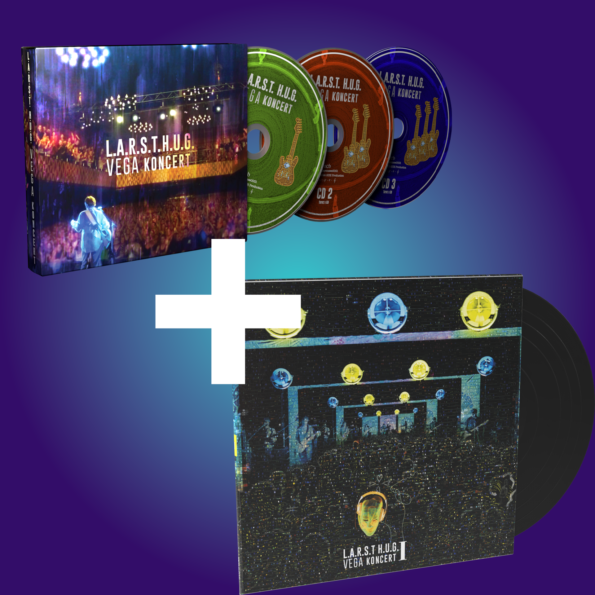 VEGA Koncert CD+Vinyl 1 Bundle - HUGShop Default Title