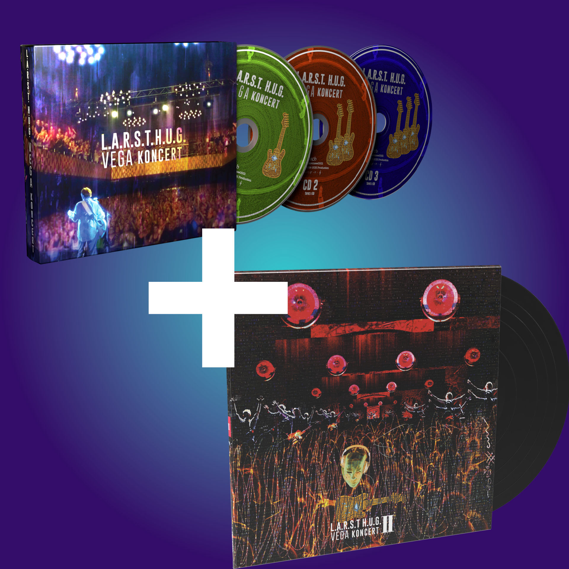 VEGA Koncert CD+LP2 Bundle - HUGShop Default Title