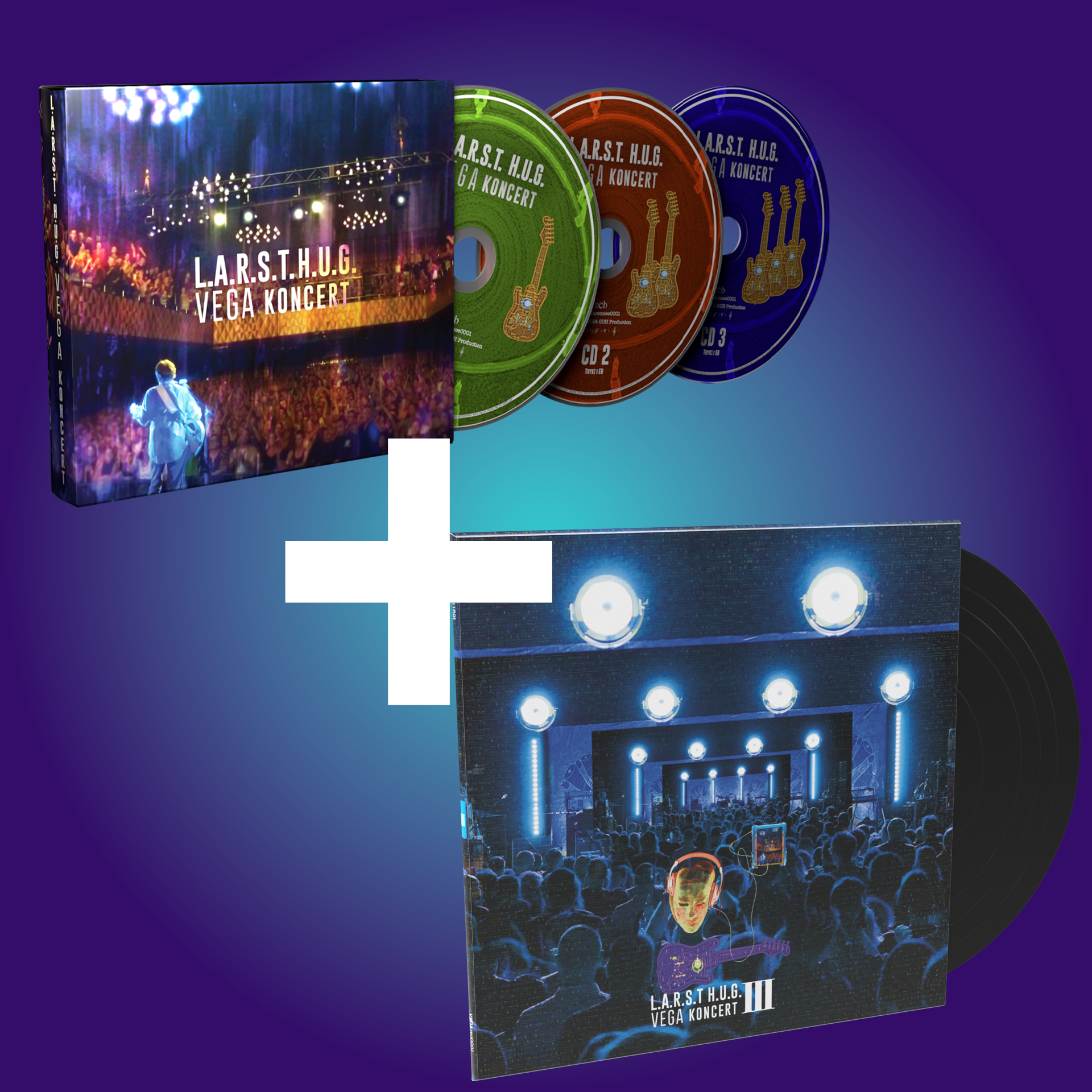 VEGA Koncert CD+LP3 Bundle - HUGShop Default Title