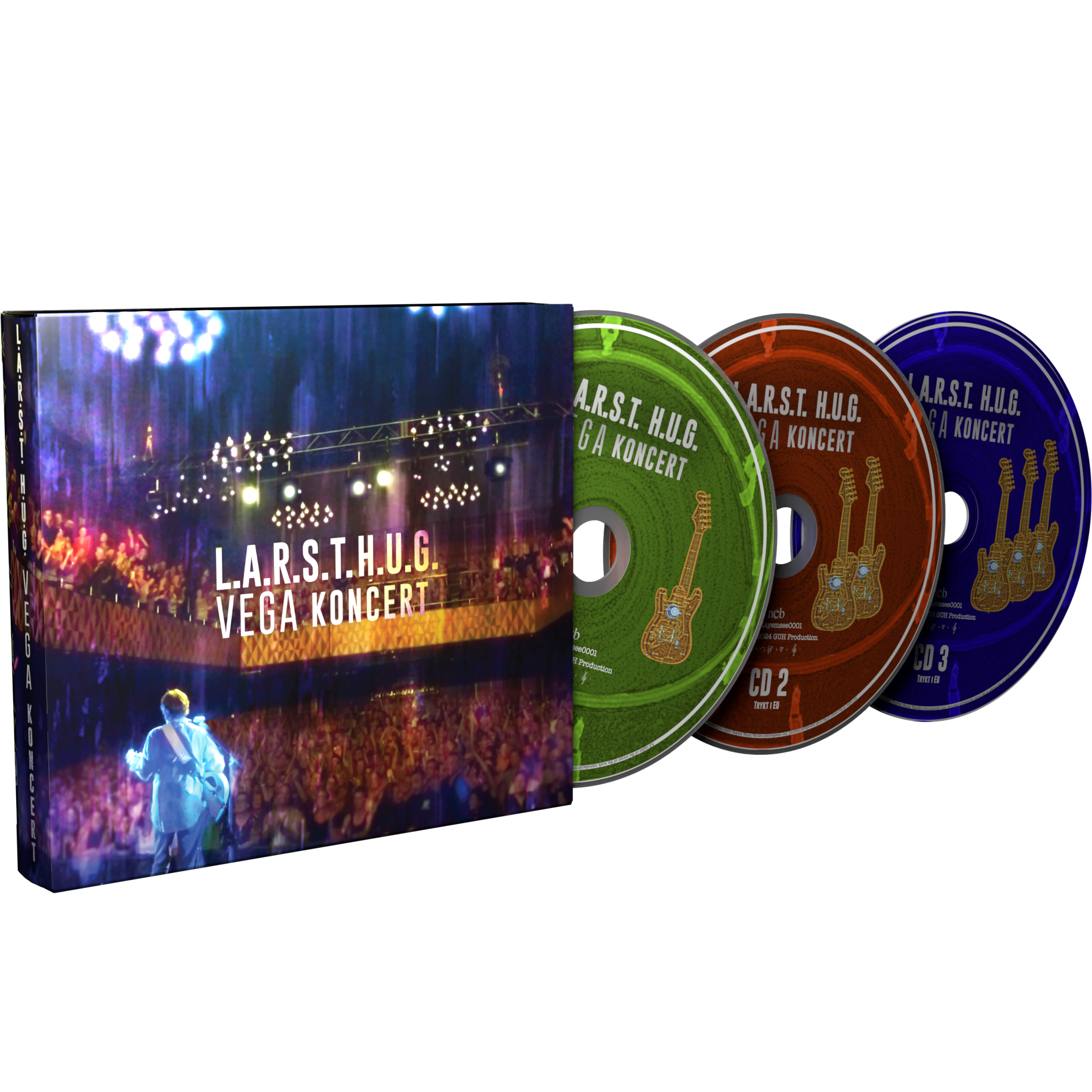 L.A.R.S.T. H.U.G. VEGA Koncert CD (Limited, nummereret) - HUGShop CD Default Title