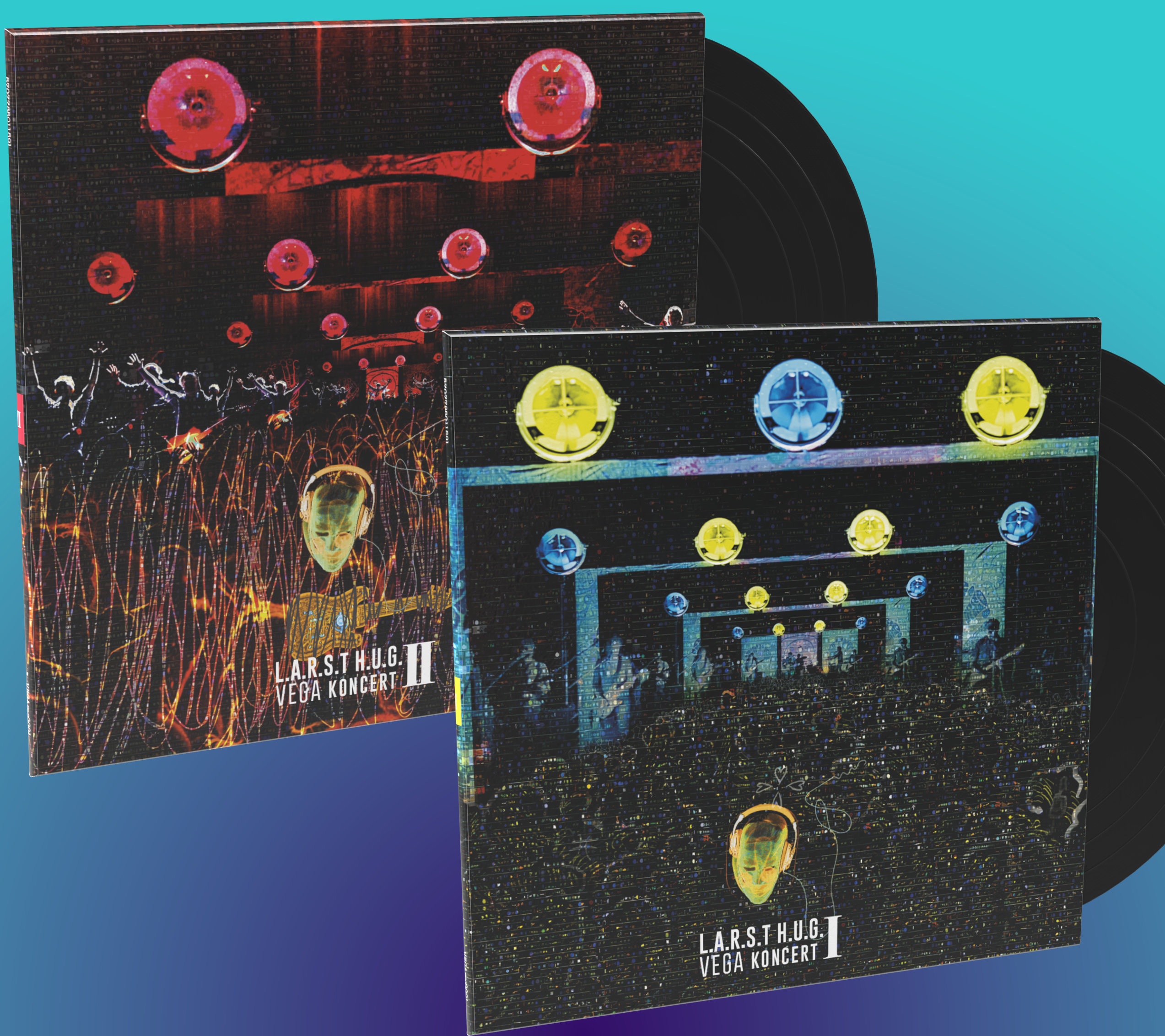 L.A.R.S.T. H.U.G. VEGA Koncert LP 1+2 - HUGShop Default Title