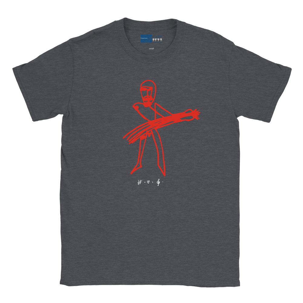 Save Me From This Rock 'n Roll - T-Shirt – Sport mørkegrå [farve: Sport mørkegrå]