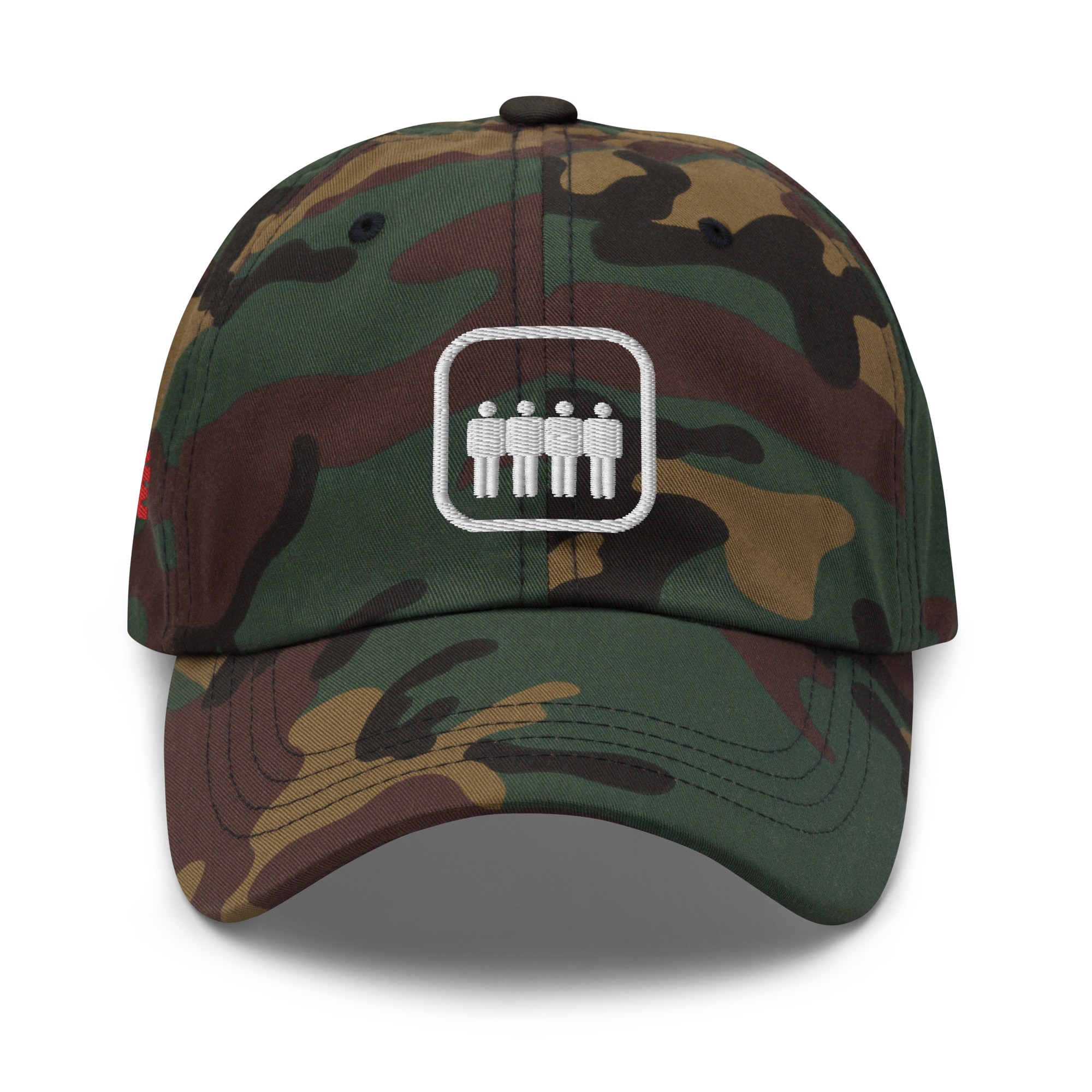 Okay Okay Boys - Kasket/Buet skygge (broderet) - HUGShop Kasket Camouflage