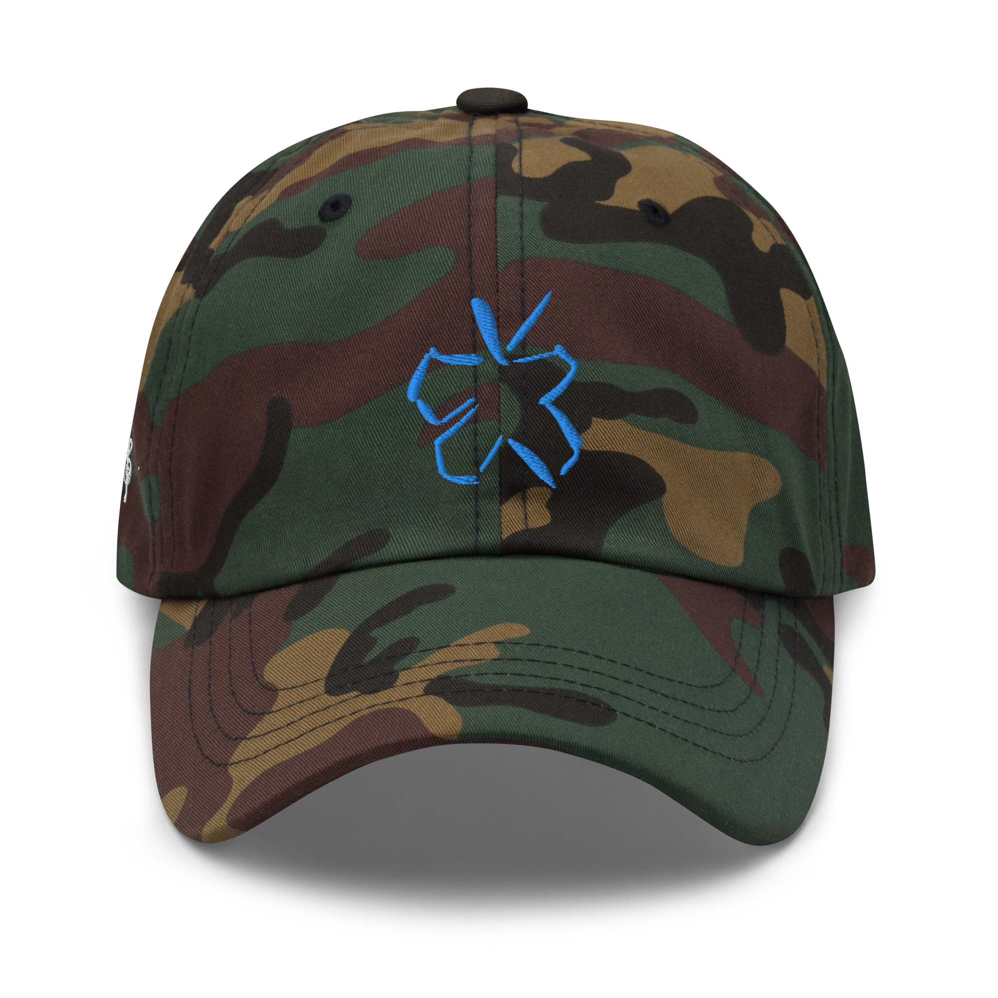 Kysser Himlen Farvel - Kasket/Buet skygge (Broderet) - HUGShop Kasket Camouflage
