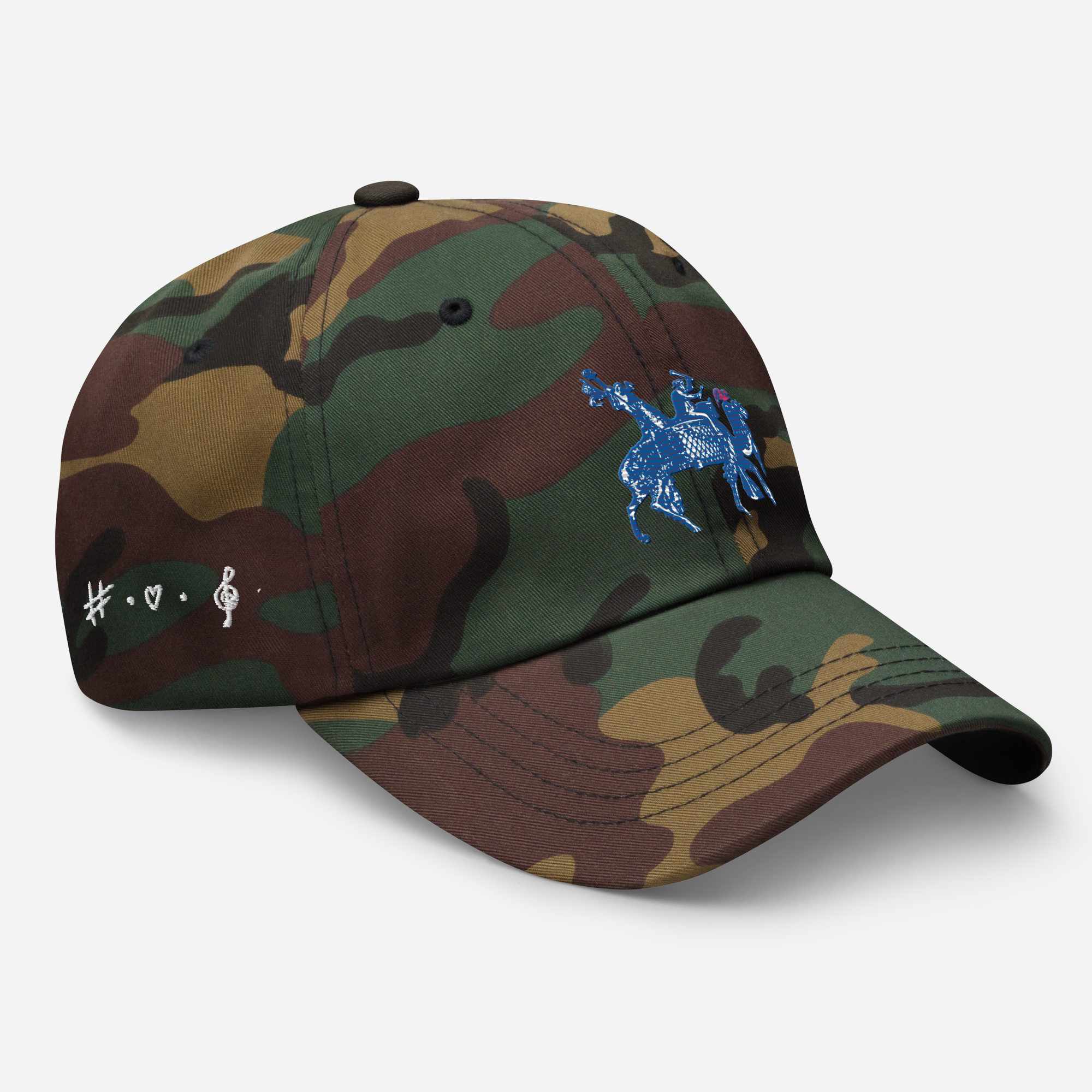 Blidt Over Dig - Kasket/Buet skygge (Broderet) - HUGShop Kasket Camouflage