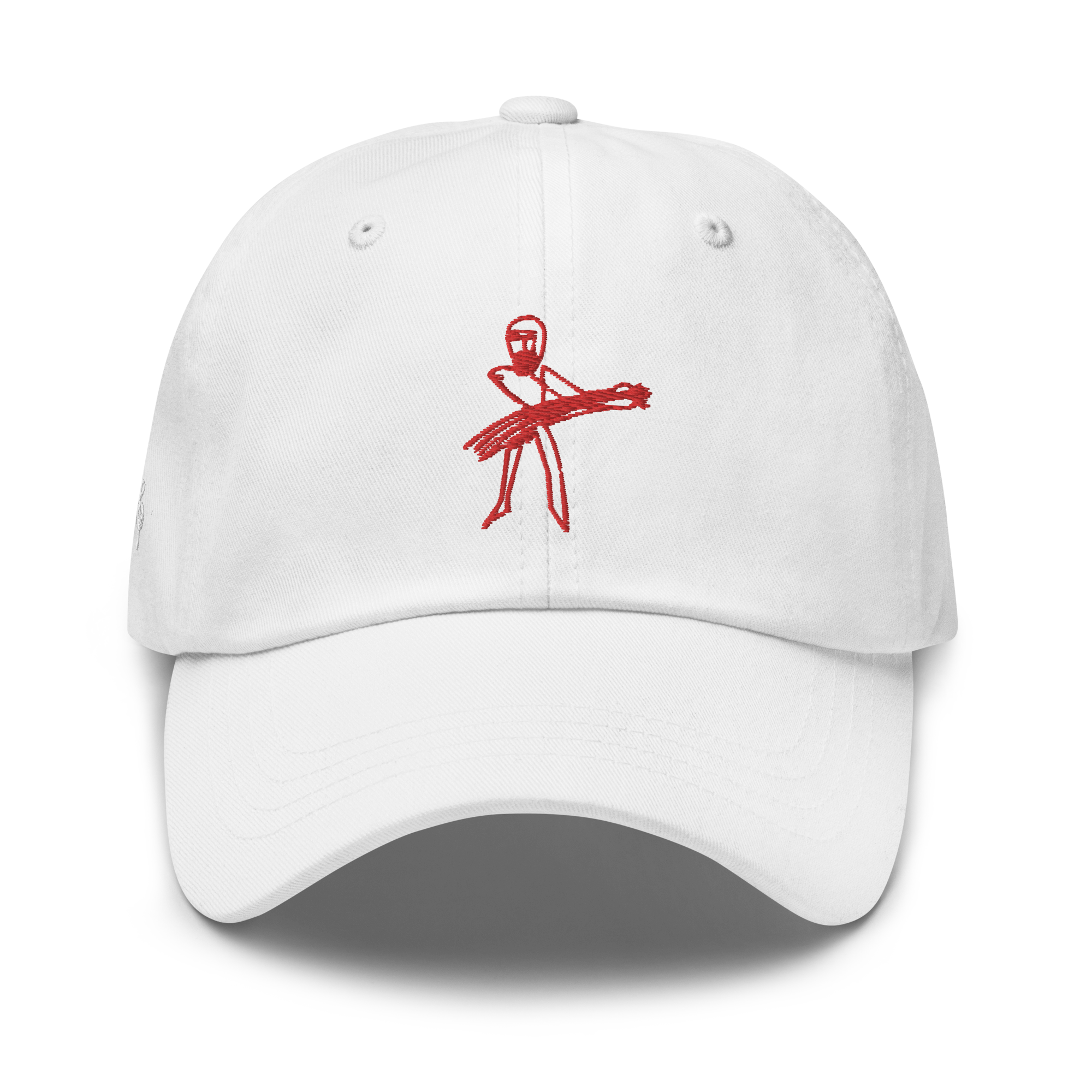 Save Me From This Rock n Roll - Kasket/Buet skygge (Broderet) - HUGShop Kasket Hvid