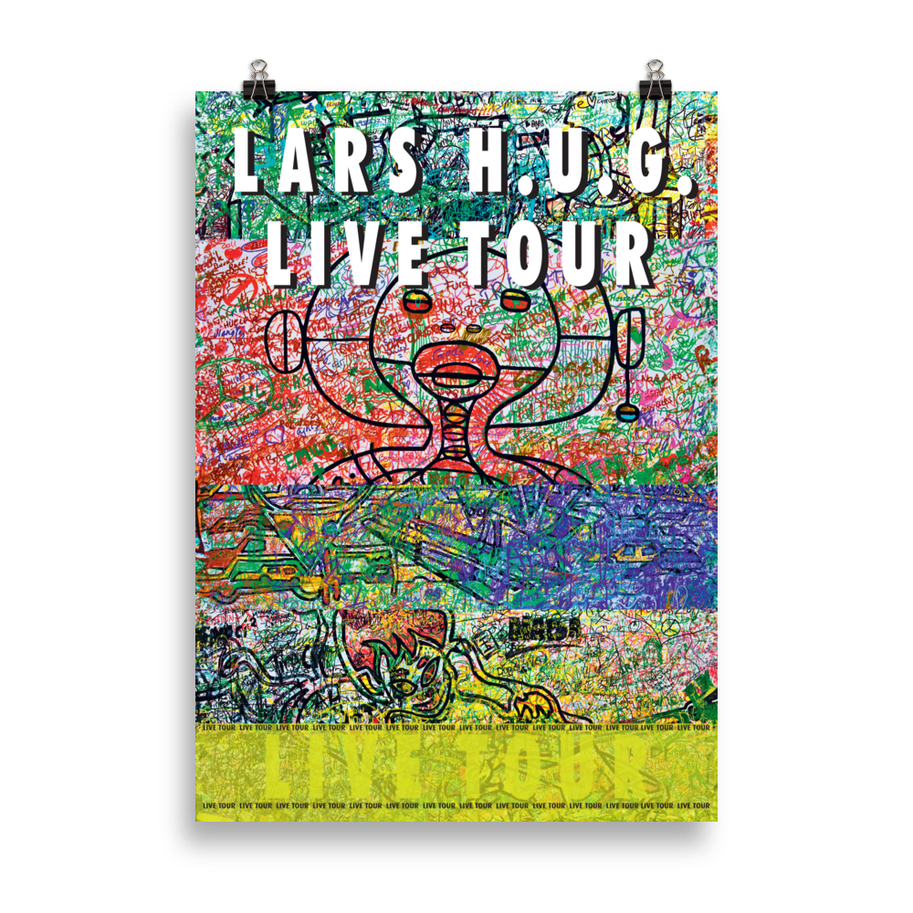 10 Sekunders Tour Plakat - HUGShop Plakat 50×70 cm