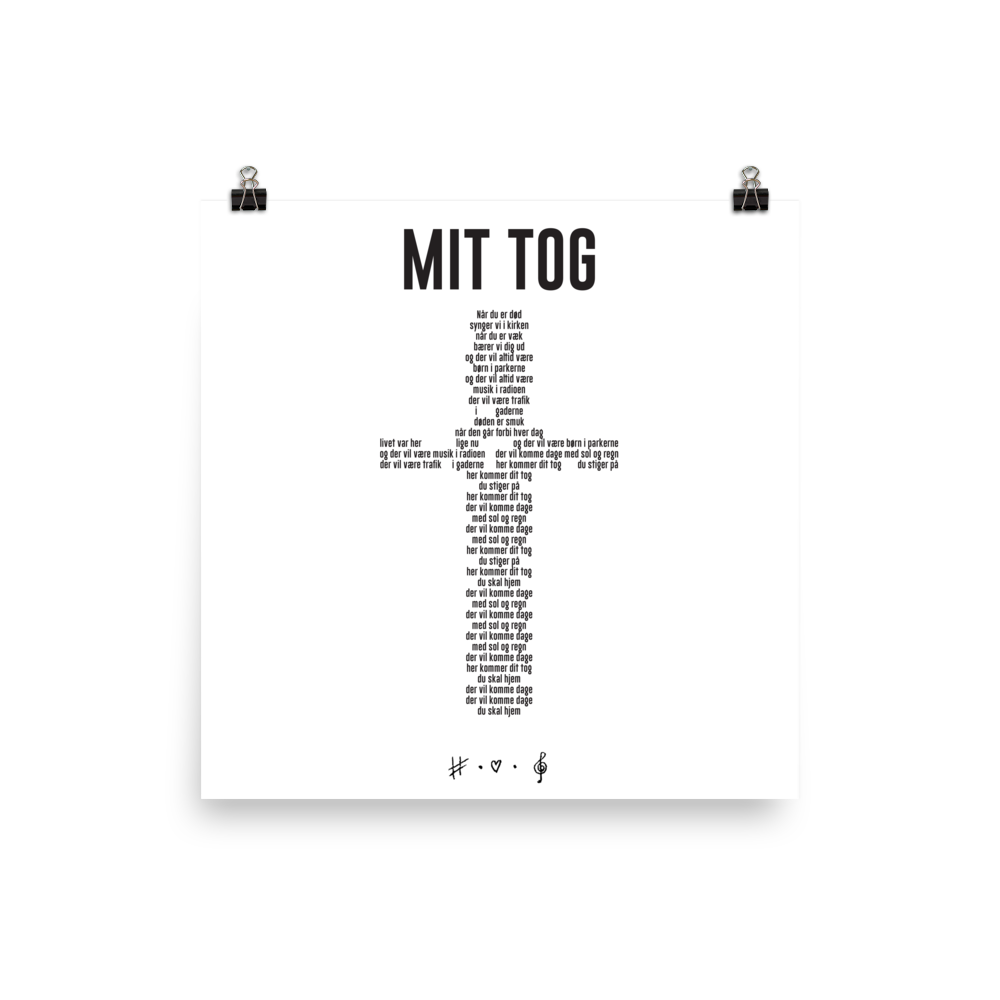 Mit Tog - Mega SongBook Print