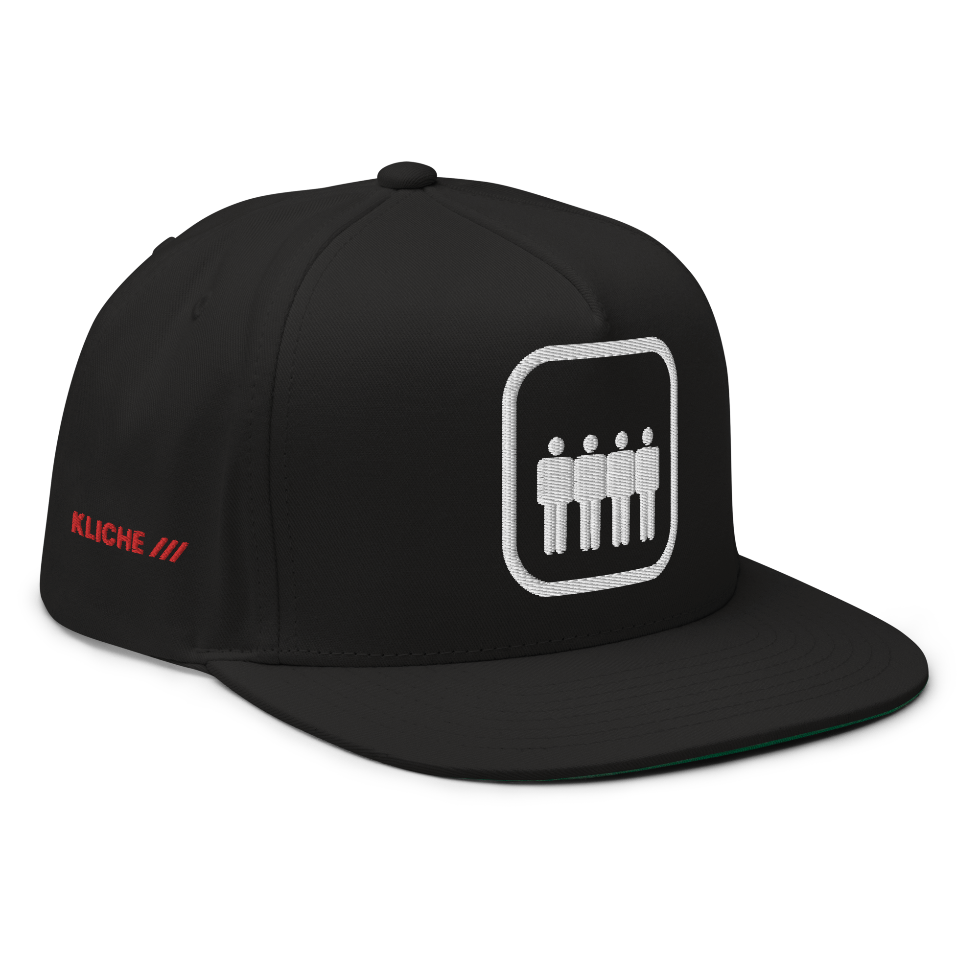Okay Okay Boys - Kasket/Flad skygge (Broderet) - HUGShop Kasket Sort