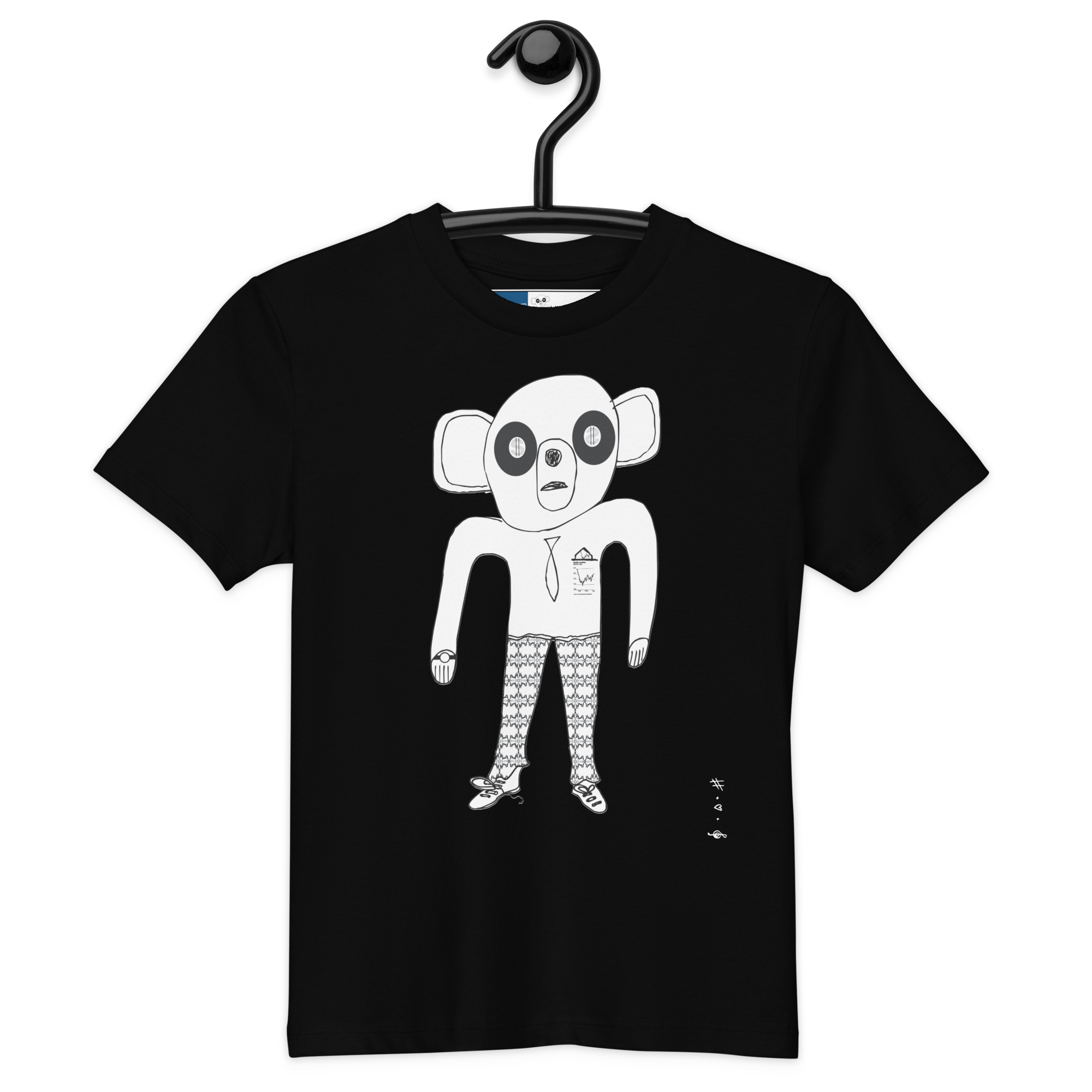 Dollar Bear - Børne T-Shirt - HUGShop Børnetøj Sort / 3-4 år