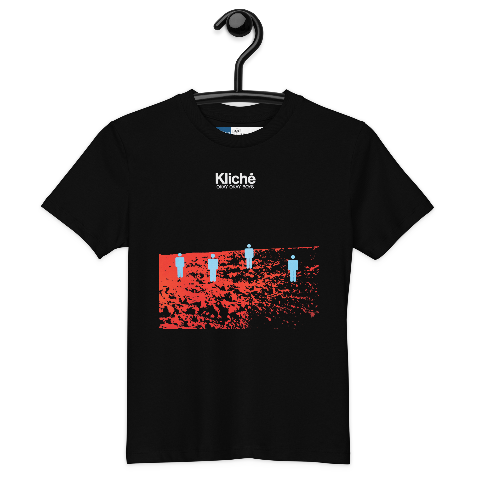 Okay Okay Boys - Børne T-Shirt - HUGShop Børnetøj Sort / 3-4 år