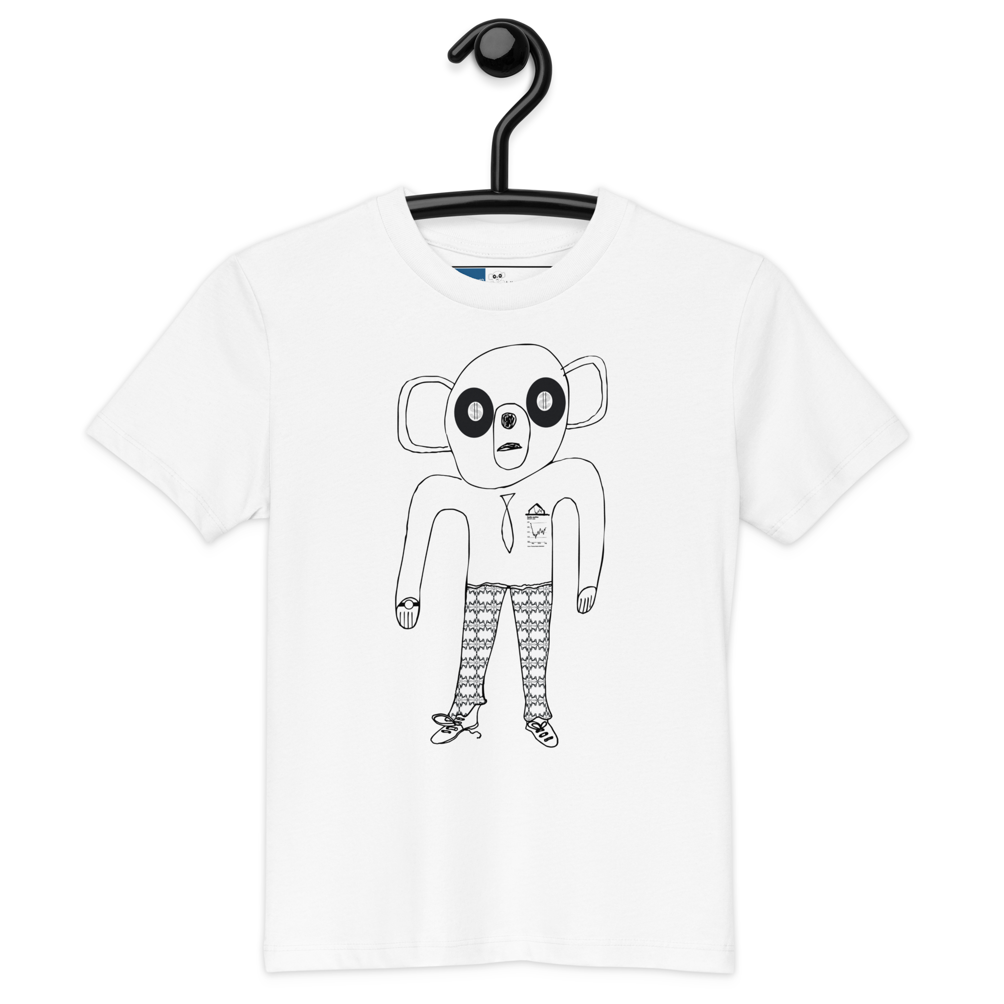 Dollar Bear - Børne T-Shirt - HUGShop Børnetøj Hvid / 3-4 år
