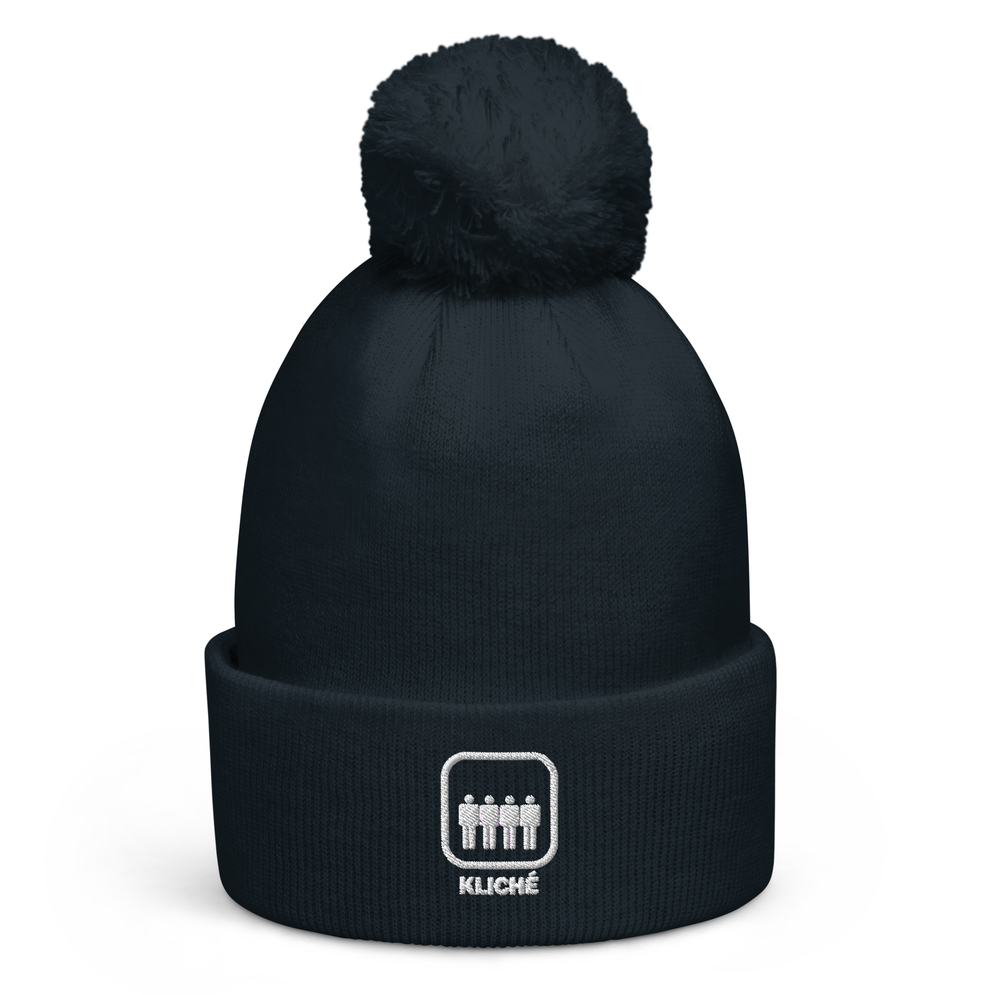 Okay Okay Boys - Pompom Hue (Broderet) - HUGShop Hue Havets blå