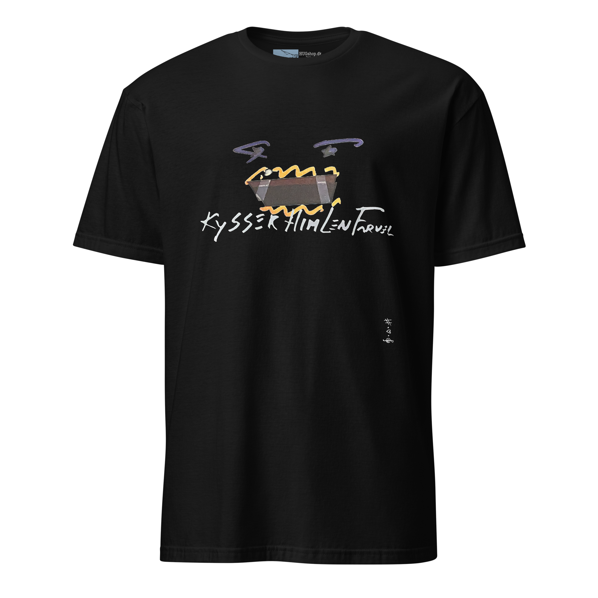 Kysser Himlen Farvel T-Shirt - HUGShop T-Shirt Sort / Small