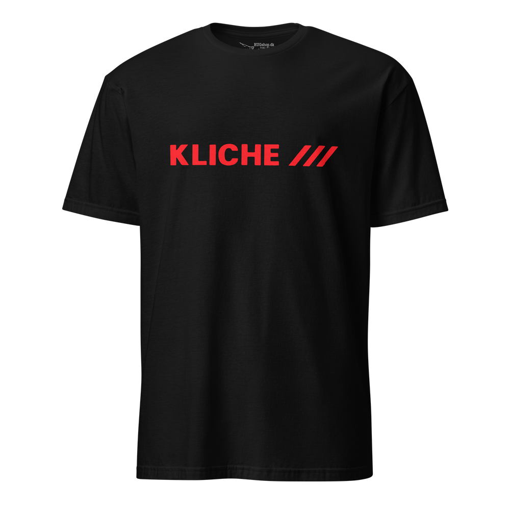 Kliché 1980 T-Shirt - HUGShop T-Shirt Sort / Rød / Small