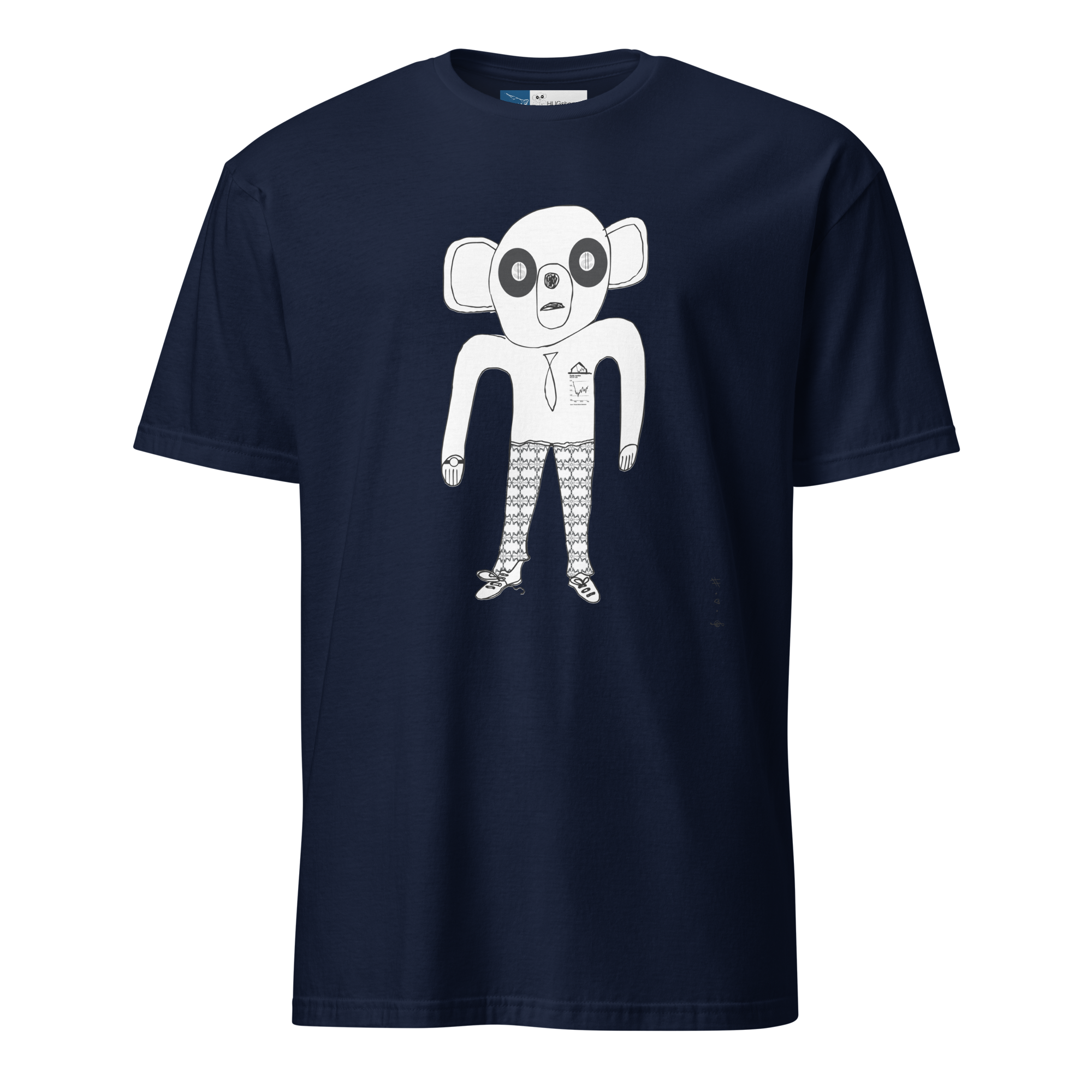 Dollar Bear - T-Shirt - HUGShop T-Shirt Havets Blå / Small
