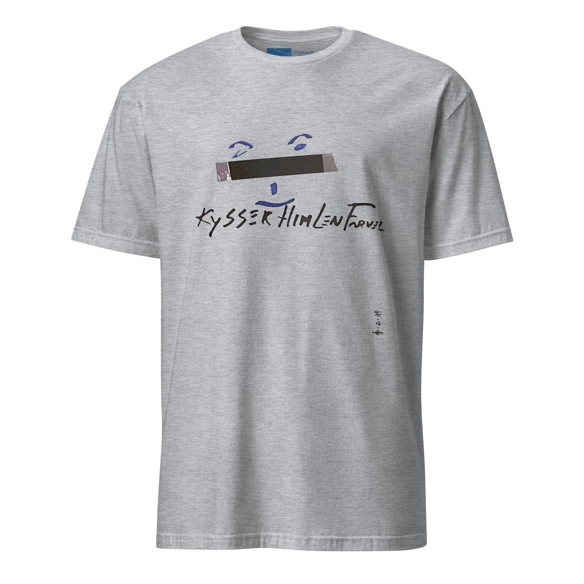 Kysser Himlen Farvel T-Shirt - HUGShop T-Shirt Sport Grå / Small