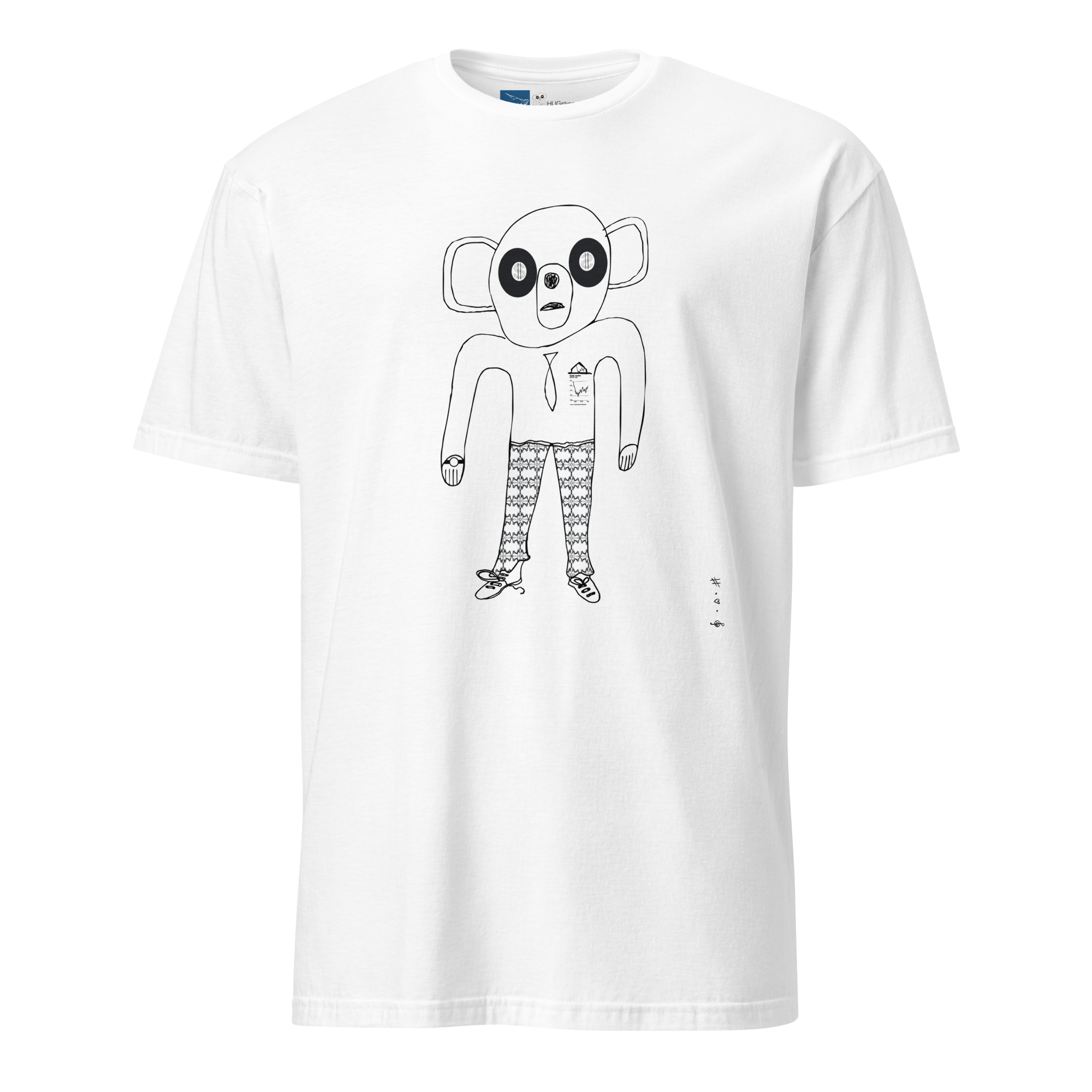 Dollar Bear - T-Shirt - HUGShop T-Shirt Hvid / Small