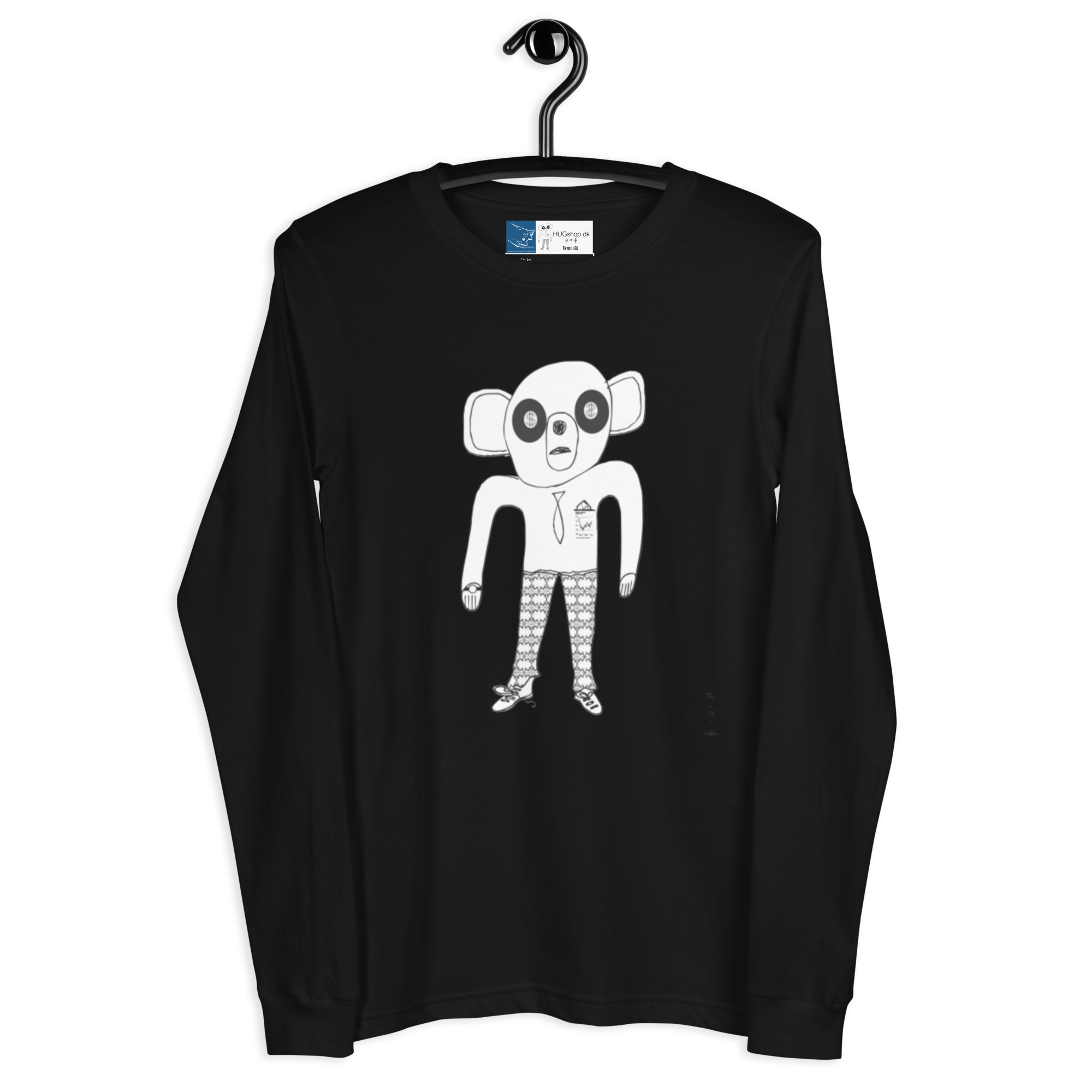 Dollar Bear - Langærmet T-Shirt - HUGShop Langærmet T-Shirt Sort / XSmall