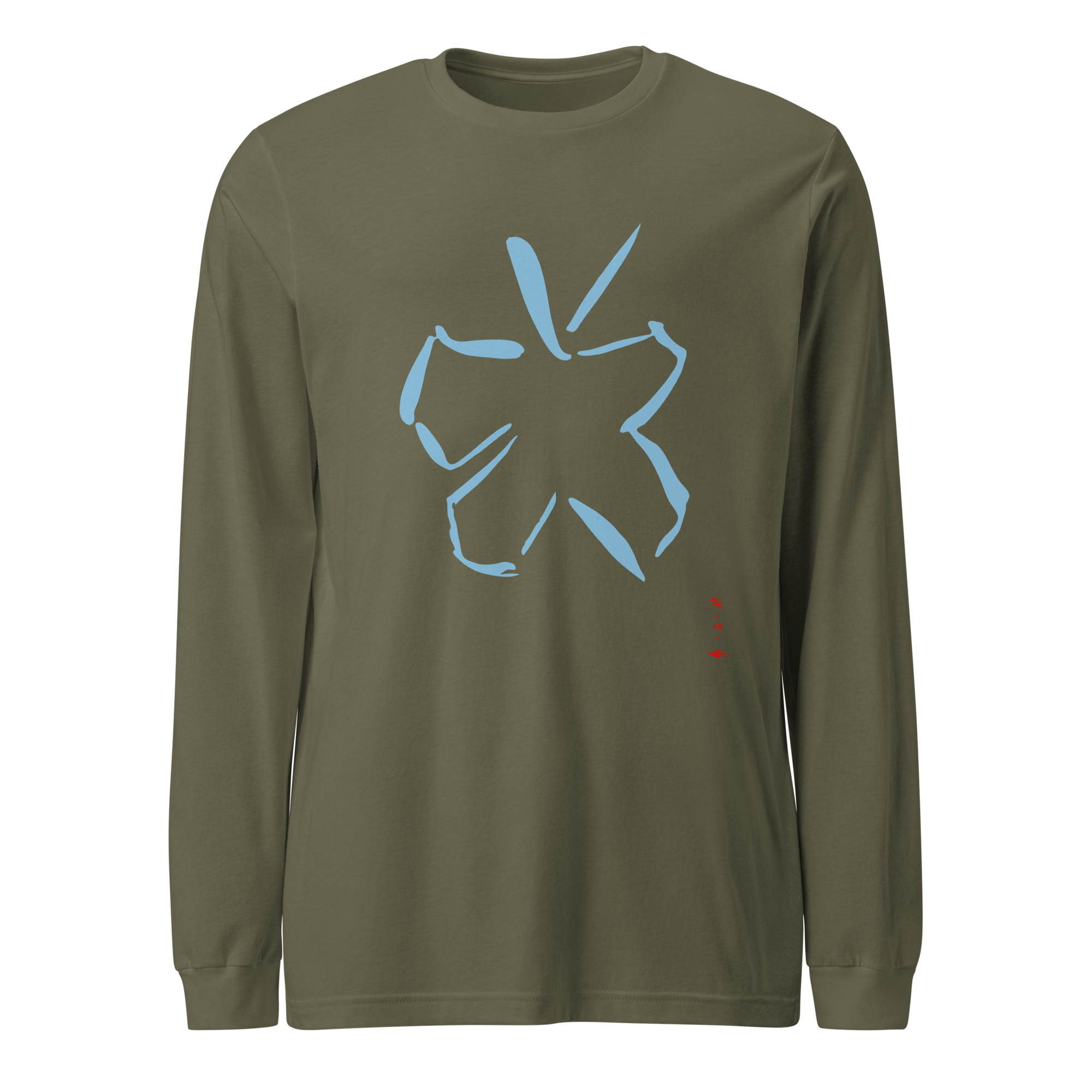 Kysser Himlen Farvel - Langærmet T-Shirt - HUGShop Langærmet T-Shirt Grøn / XSmall