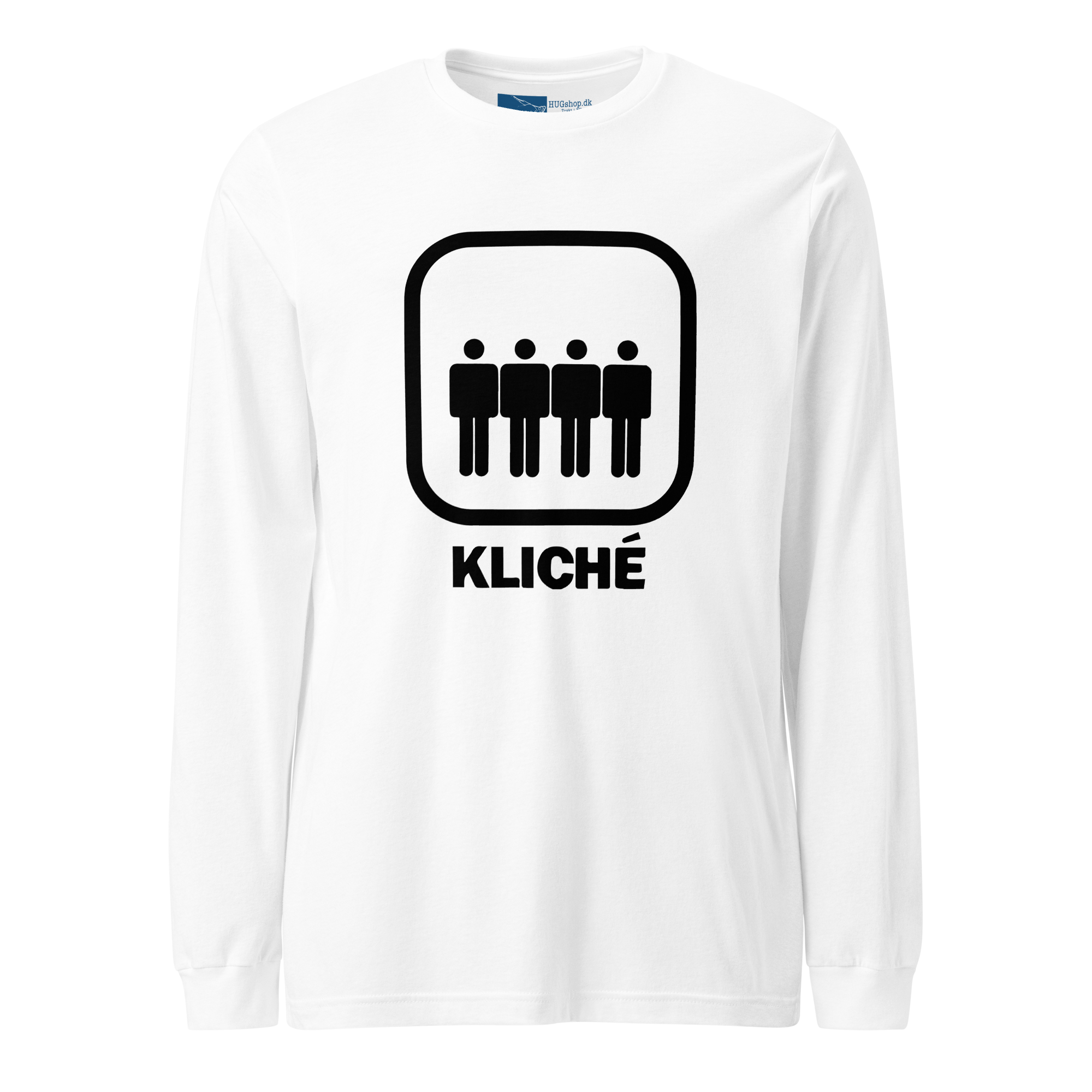 Okay Okay Boys - Langærmet T-Shirt - HUGShop Langærmet T-Shirt Hvid / XSmall