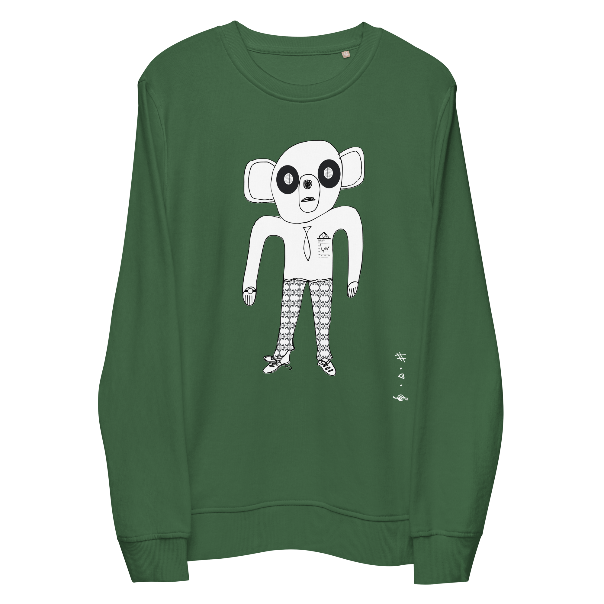 Dollar Bear sweatshirt - HUGShop Grøn / Small