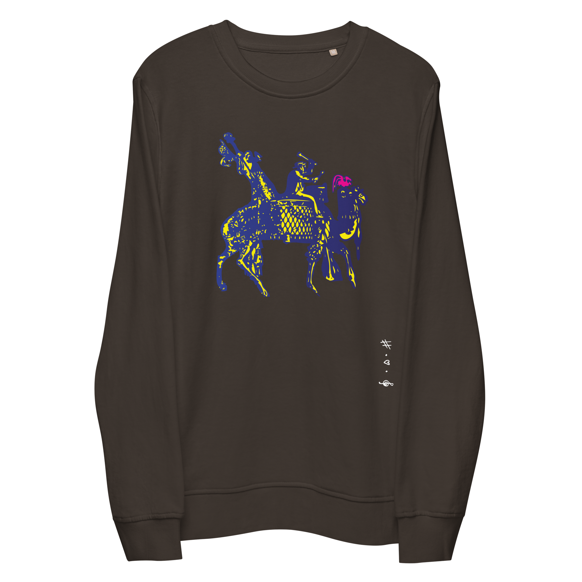 Blidt Over Dig Sweatshirt - HUGShop Sweatshirt Premium Øko Sweatshirt / Gråbrun / Small
